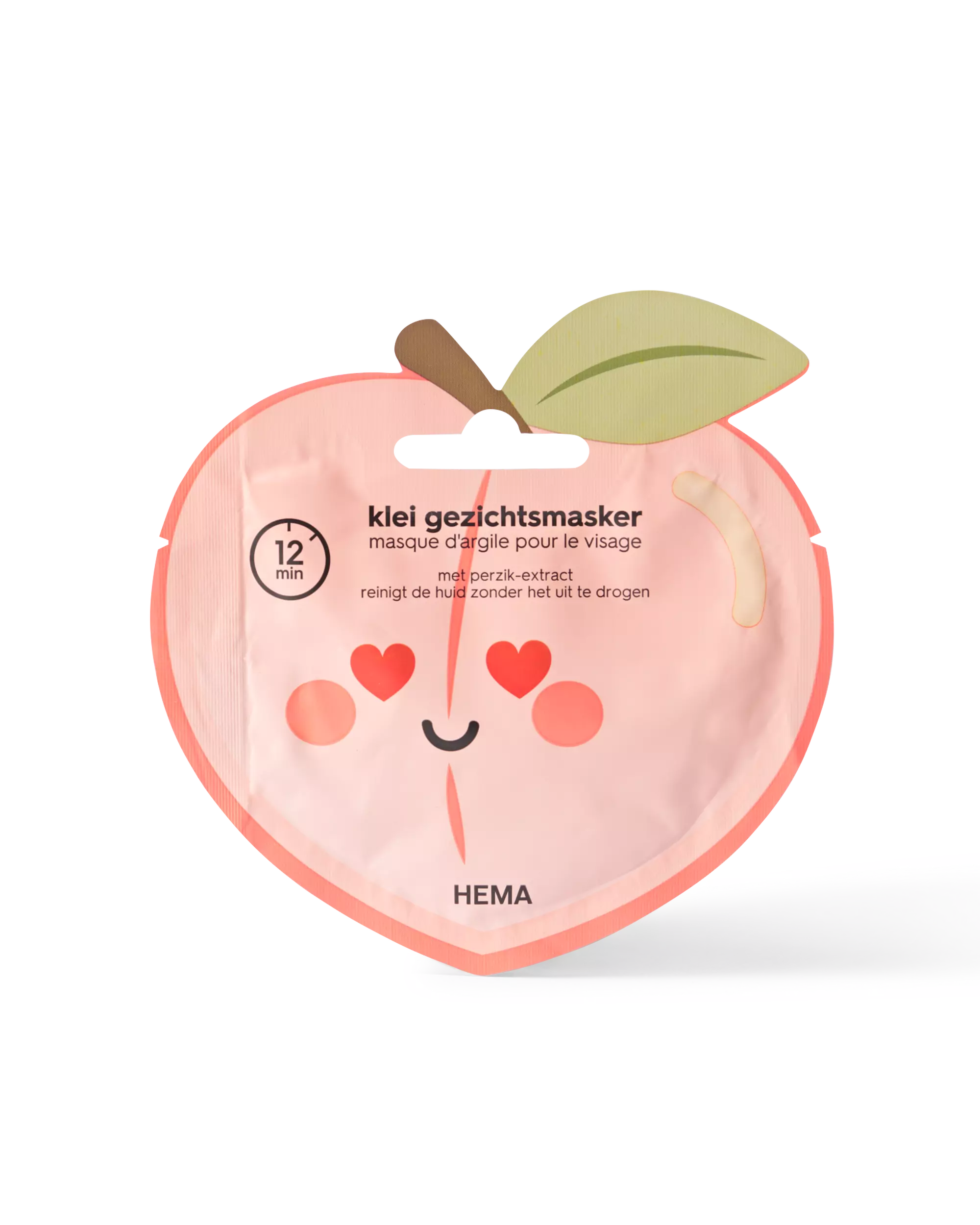 masque argile pêche