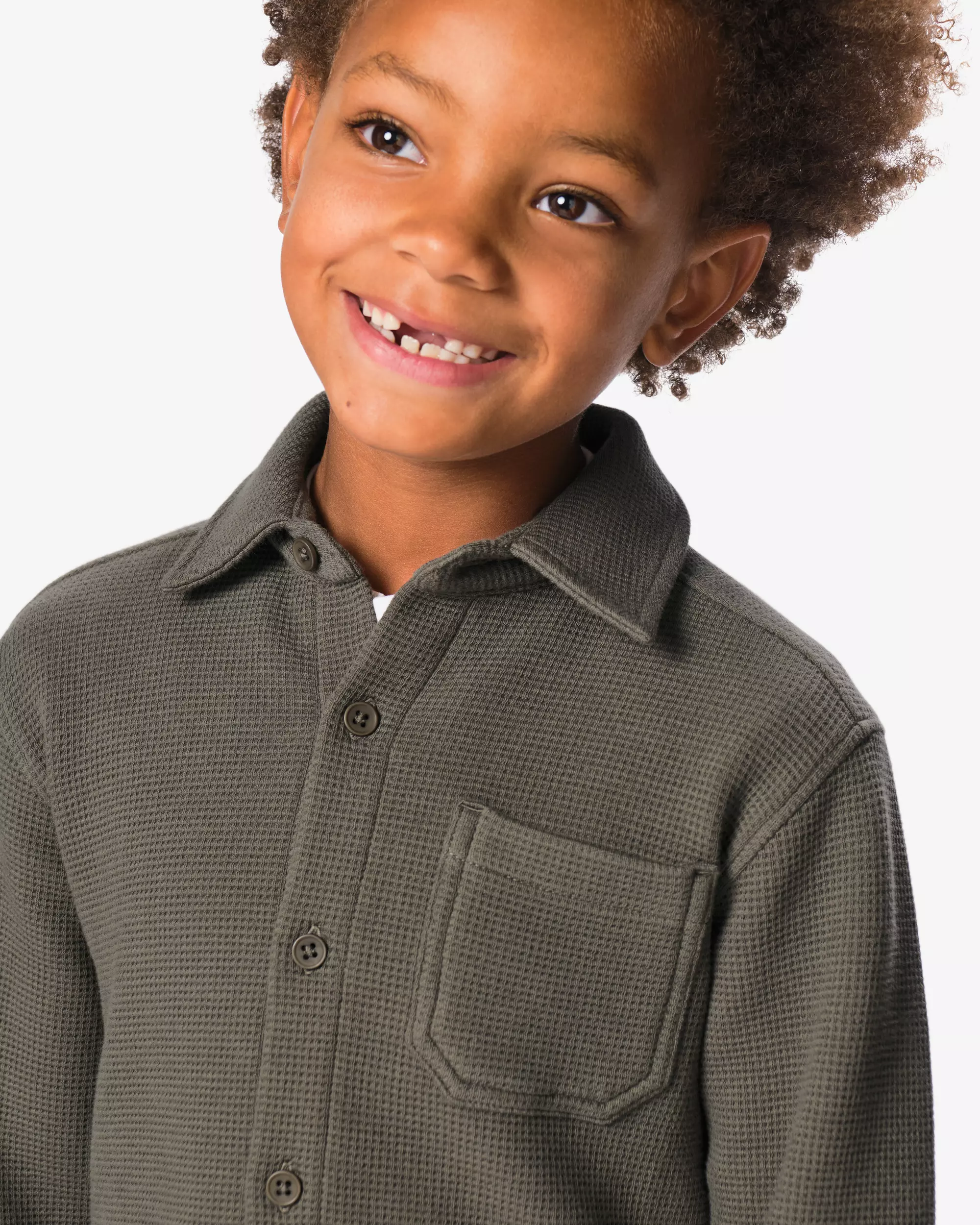 chemise enfant gaufre