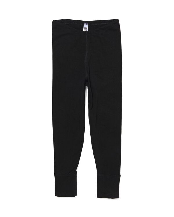 kinder thermobroek zwart zwart - 19319299BLACK - HEMA