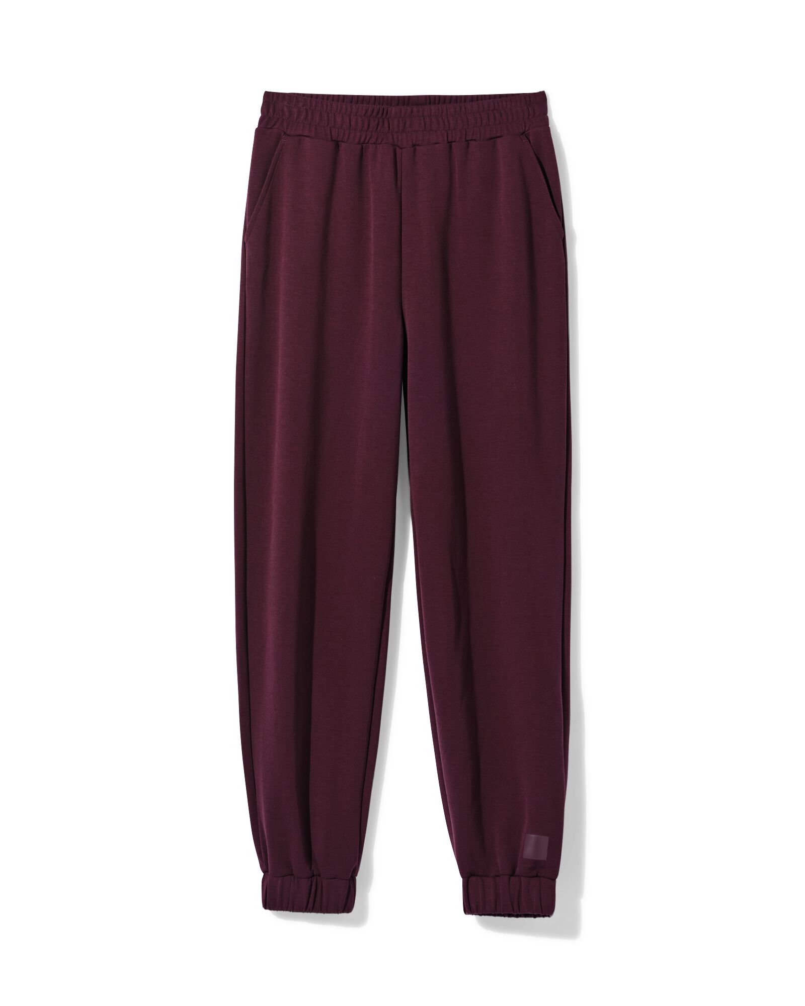 pantalon de surv&ecirc;tement femme coupe ample bordeaux - 36000452BURGUNDYRED - HEMA