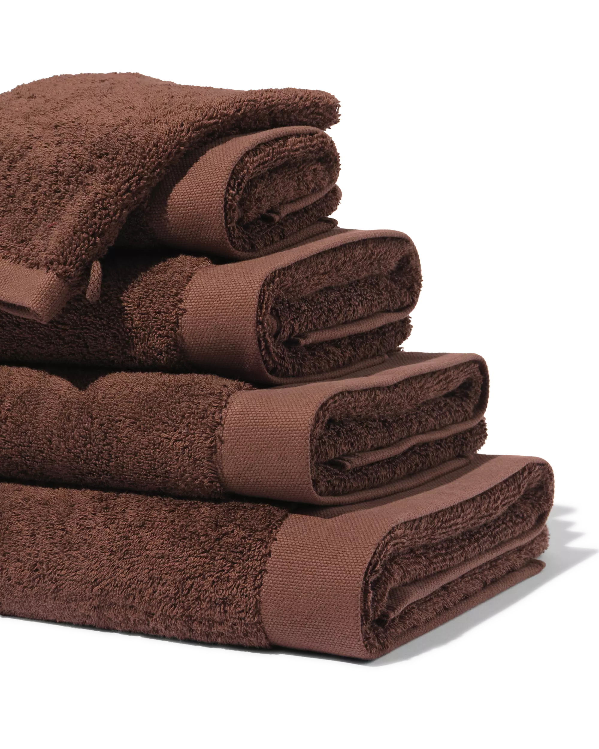 washandje 16x21cm hotelkwaliteit extra zacht donkerbruin