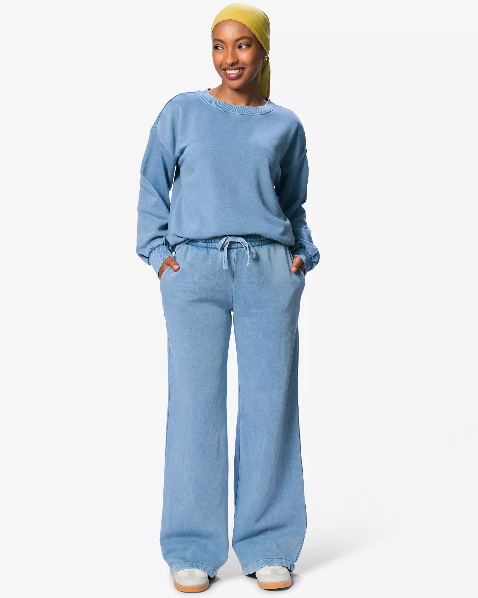 pantalon de jogging femme coupe décontractée en jersey