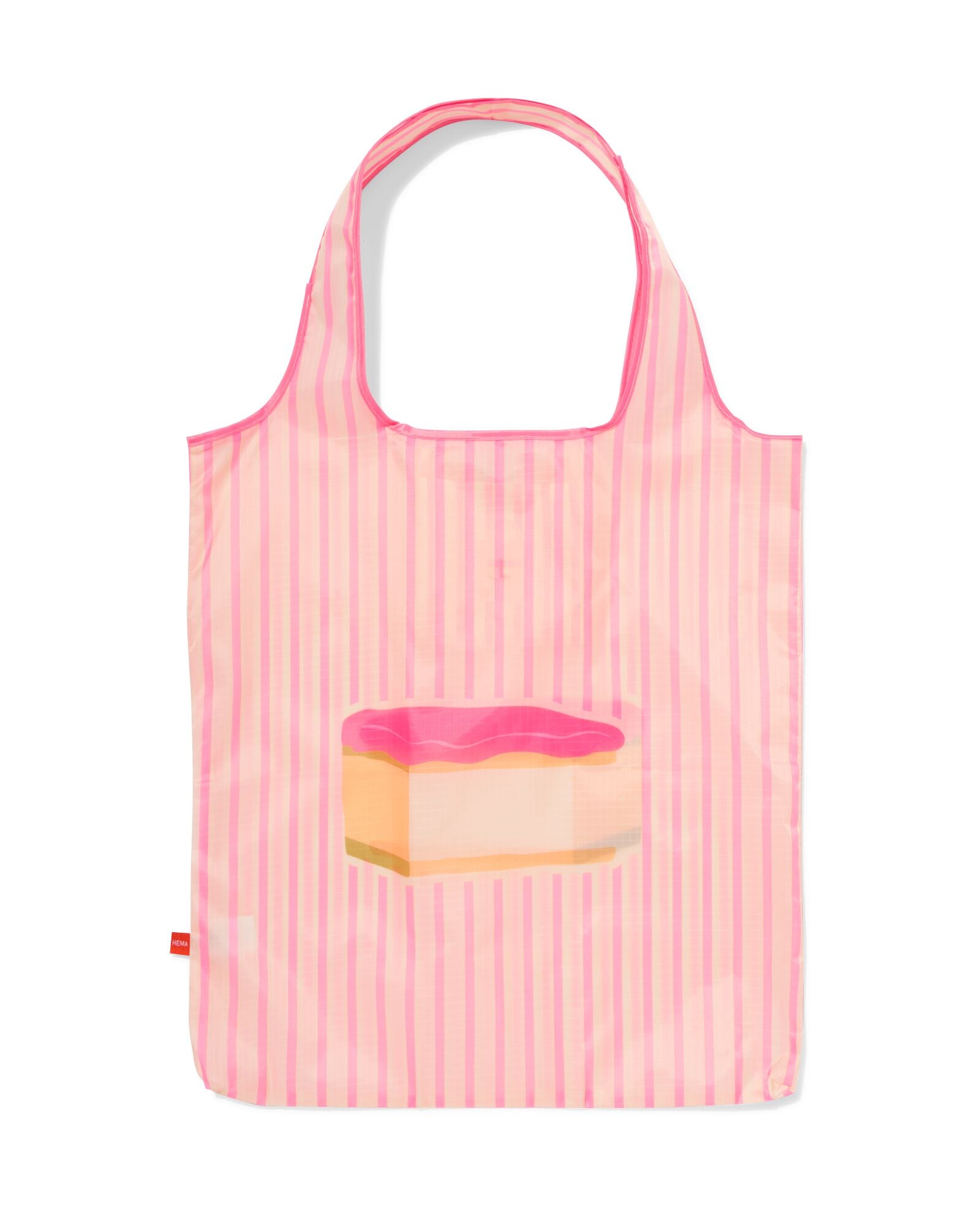 Faltbare Einkaufstasche L 43 &times; 70 cm Cremeschnitte - 18600003 - HEMA