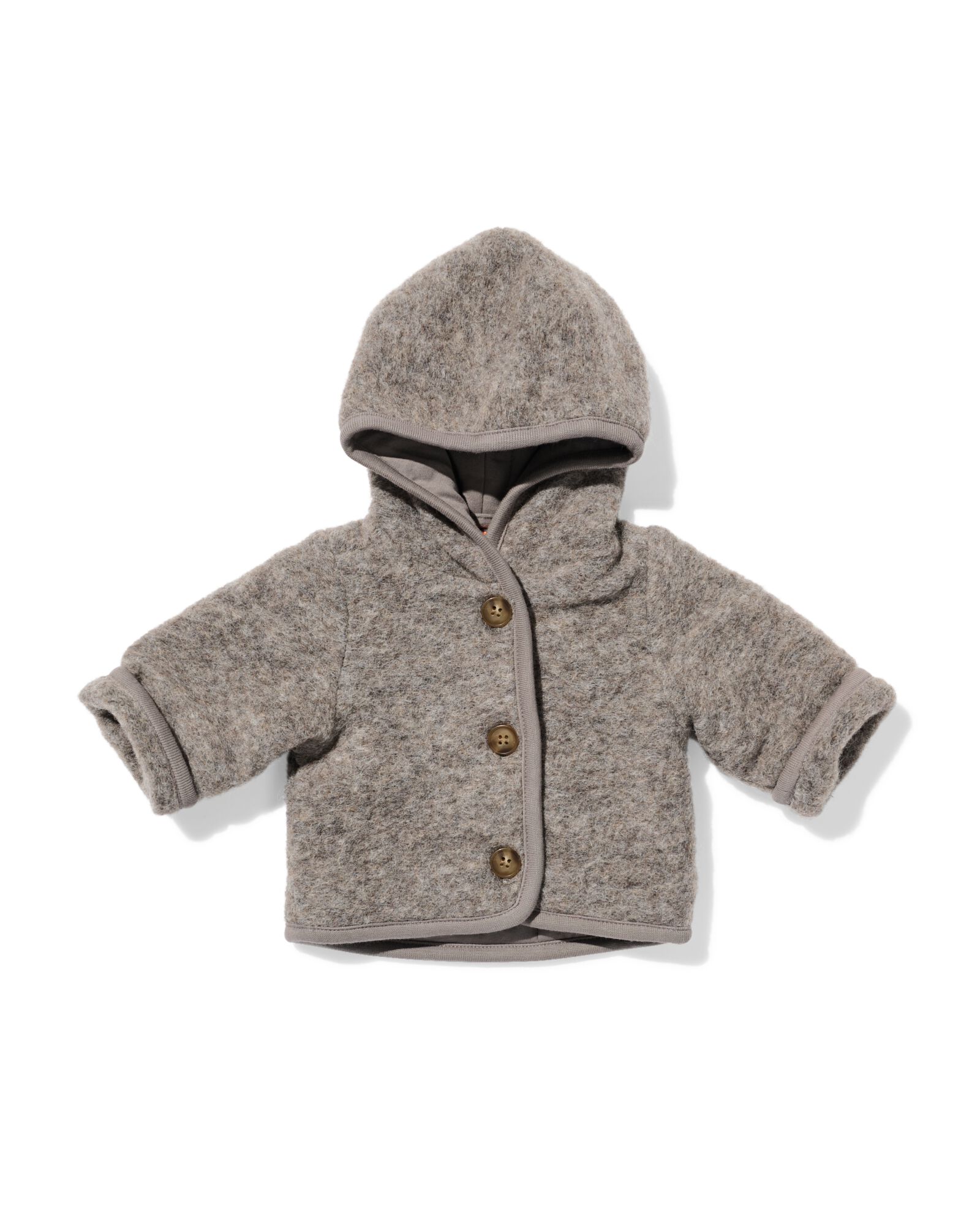 Newborn-Jacke mit Wolle braun braun - 33424020BROWN - HEMA
