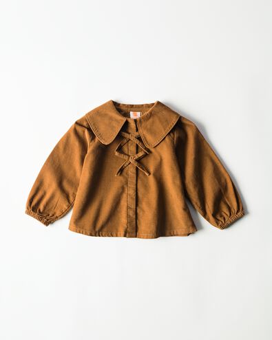 chemisier b&eacute;b&eacute; c&ocirc;tel&eacute; marron marron - 33021280BROWN - HEMA