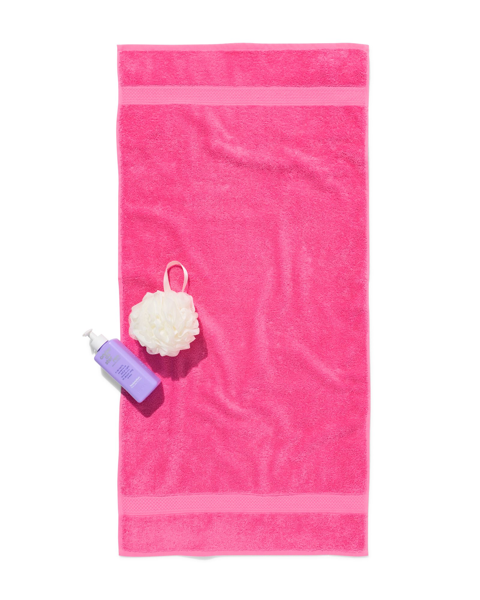 handdoek 50x100cm zware kwaliteit fuchsia fuchsia handdoek 50 x 100 - 5200284 - HEMA
