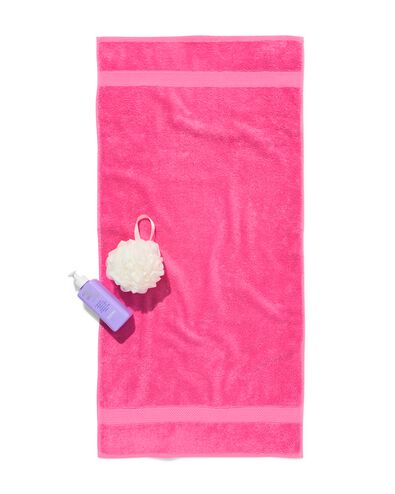 handdoek 50x100cm zware kwaliteit fuchsia fuchsia handdoek 50 x 100 - 5200284 - HEMA