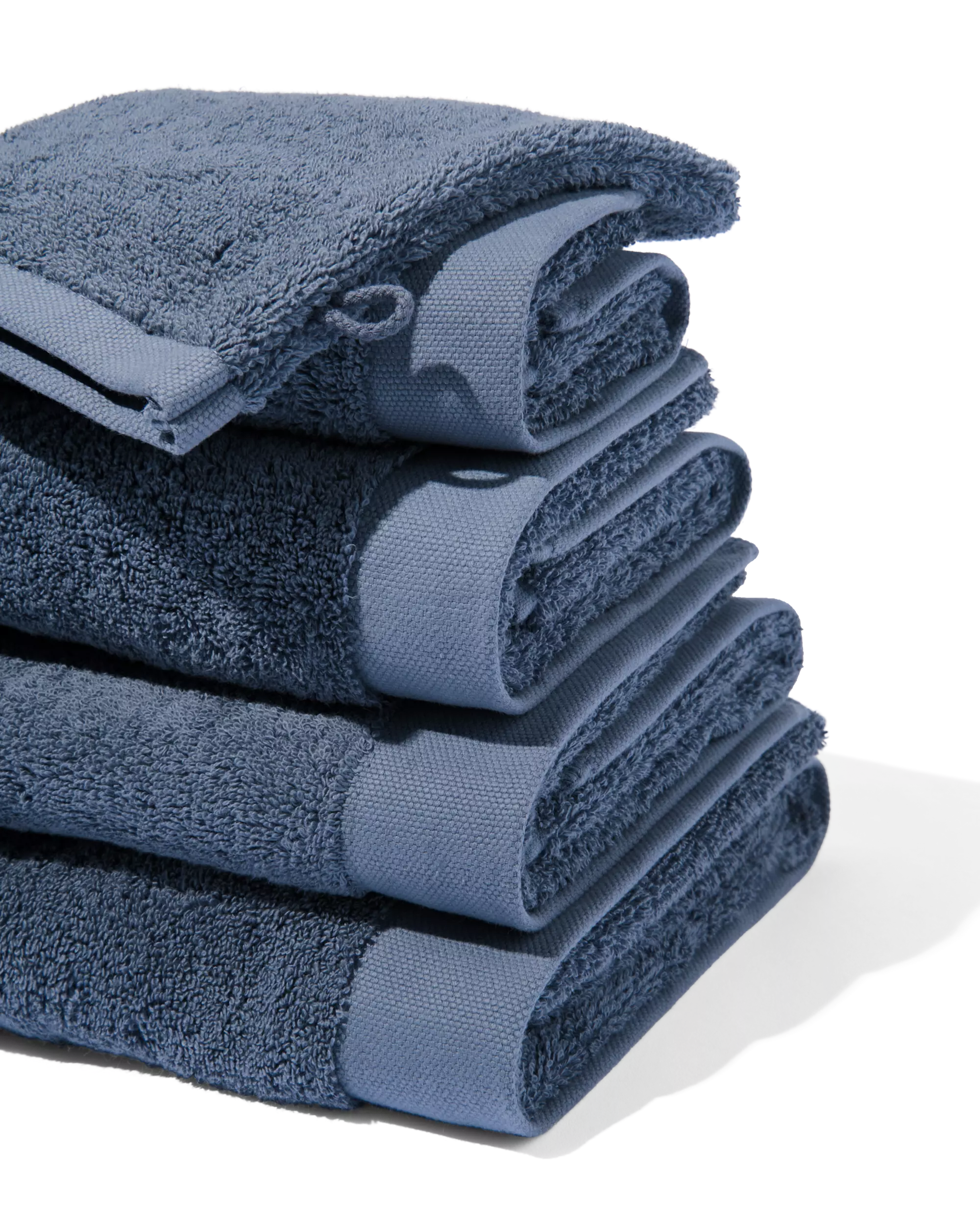gastendoek 33x50 hotelkwaliteit extra zacht middenblauw