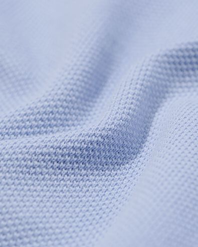 polo homme Denton coupe classique piqu&eacute; bleu clair bleu clair - 2140870LIGHTBLUE - HEMA