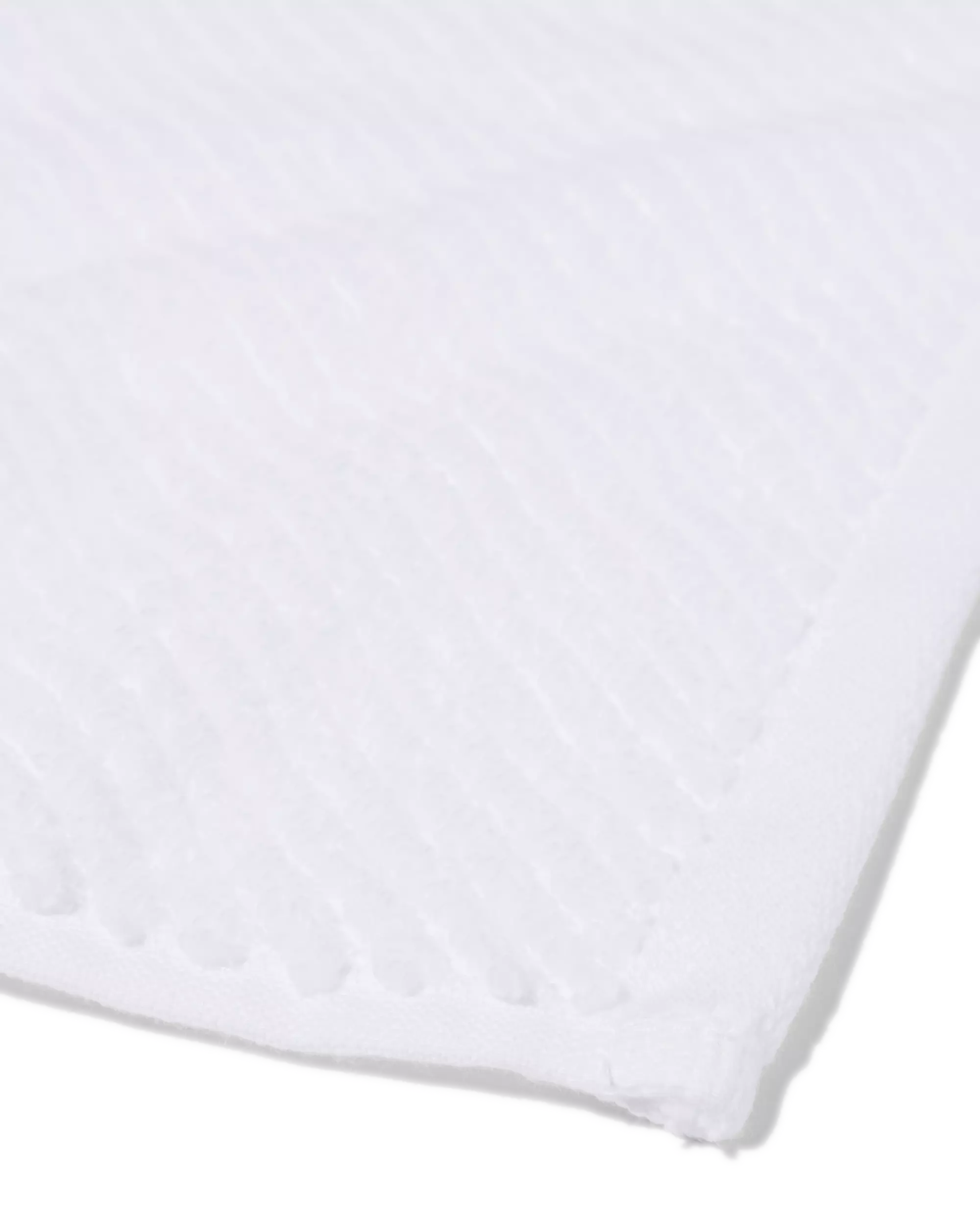 gastendoek 33x50cm zware kwaliteit diagonaal wit