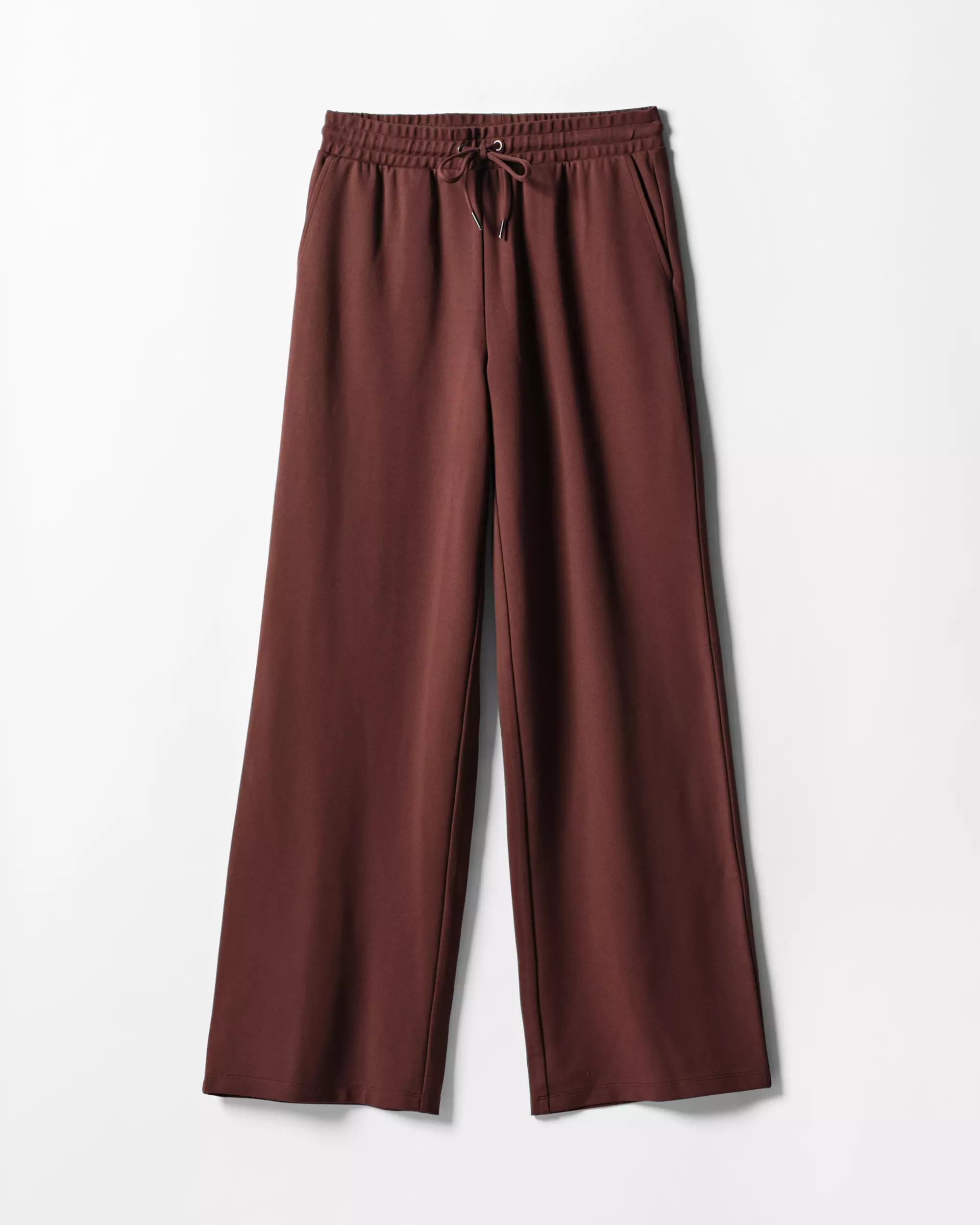 pantalon femme coupe large jersey