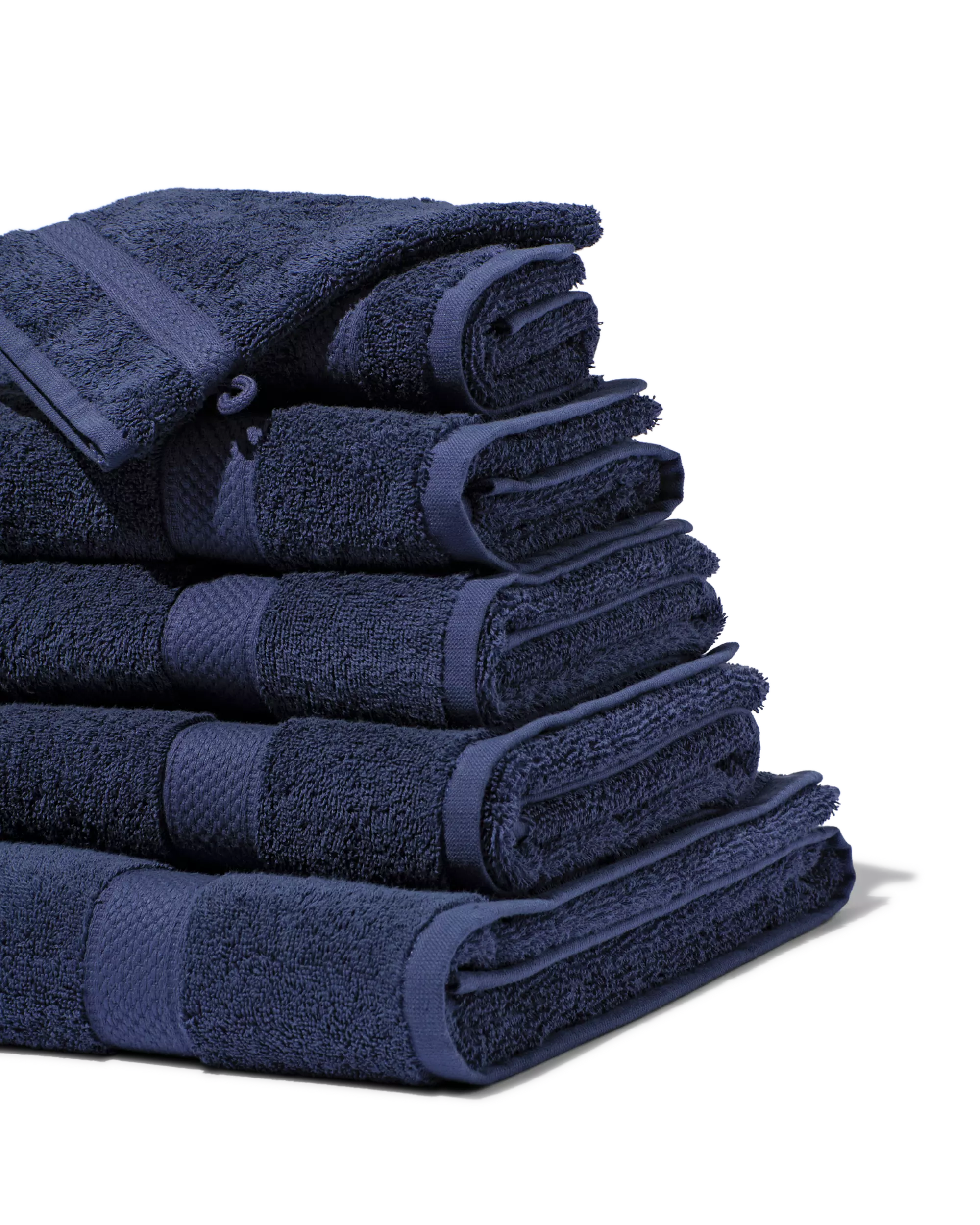 serviette de bain 50x100 qualité épaisse bleu nuit