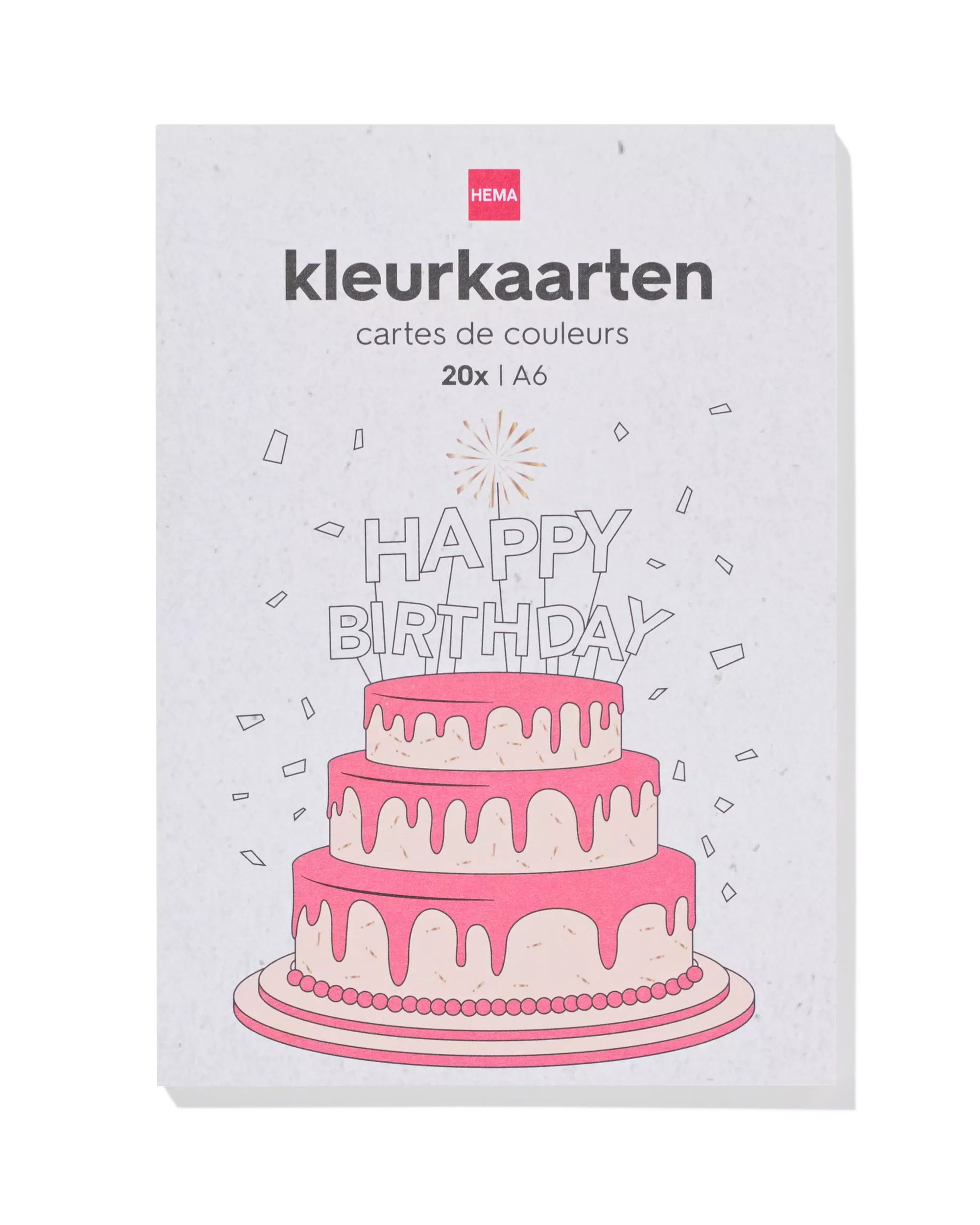 kleurkaarten A6 - 20 stuks