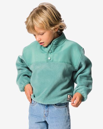 pull enfant polaire vert vert - 30730801GREEN - HEMA