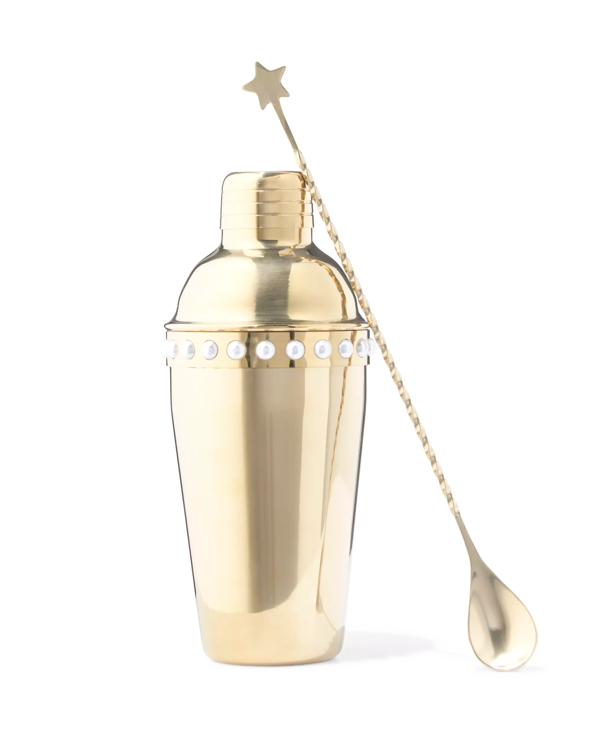 cocktailshaker 520ml rvs parels