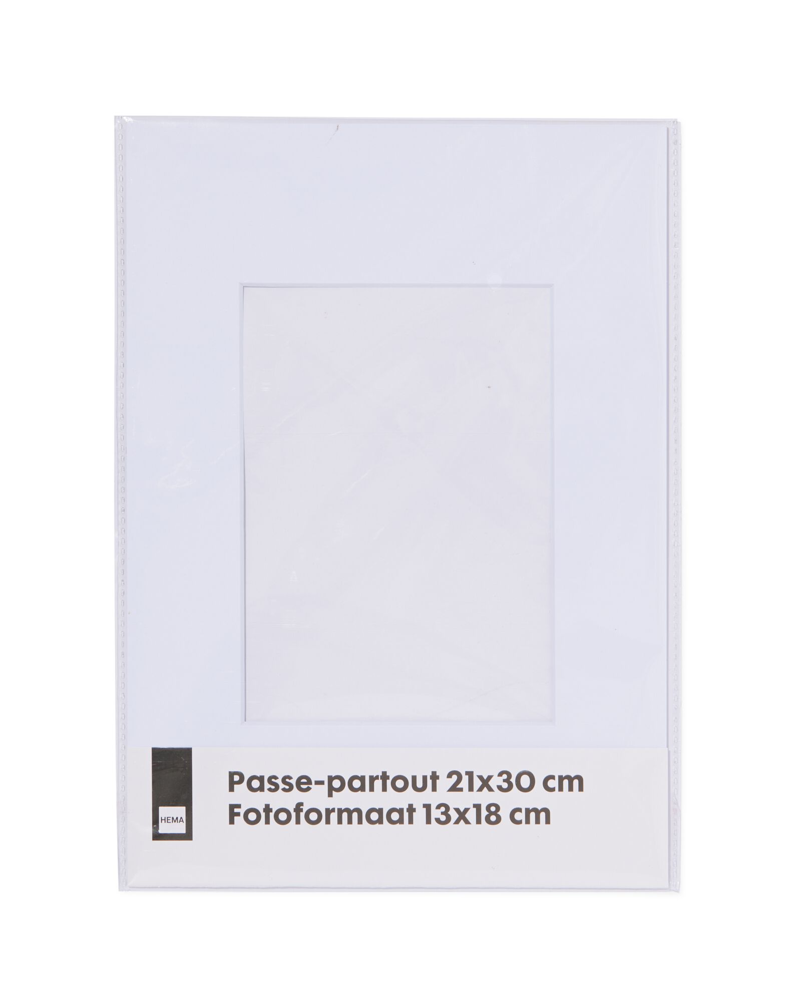 passe-partout A4 blanc 13 x 18 blanc - 13691026 - HEMA