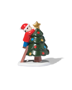 sapin de Noël pour village de Noël