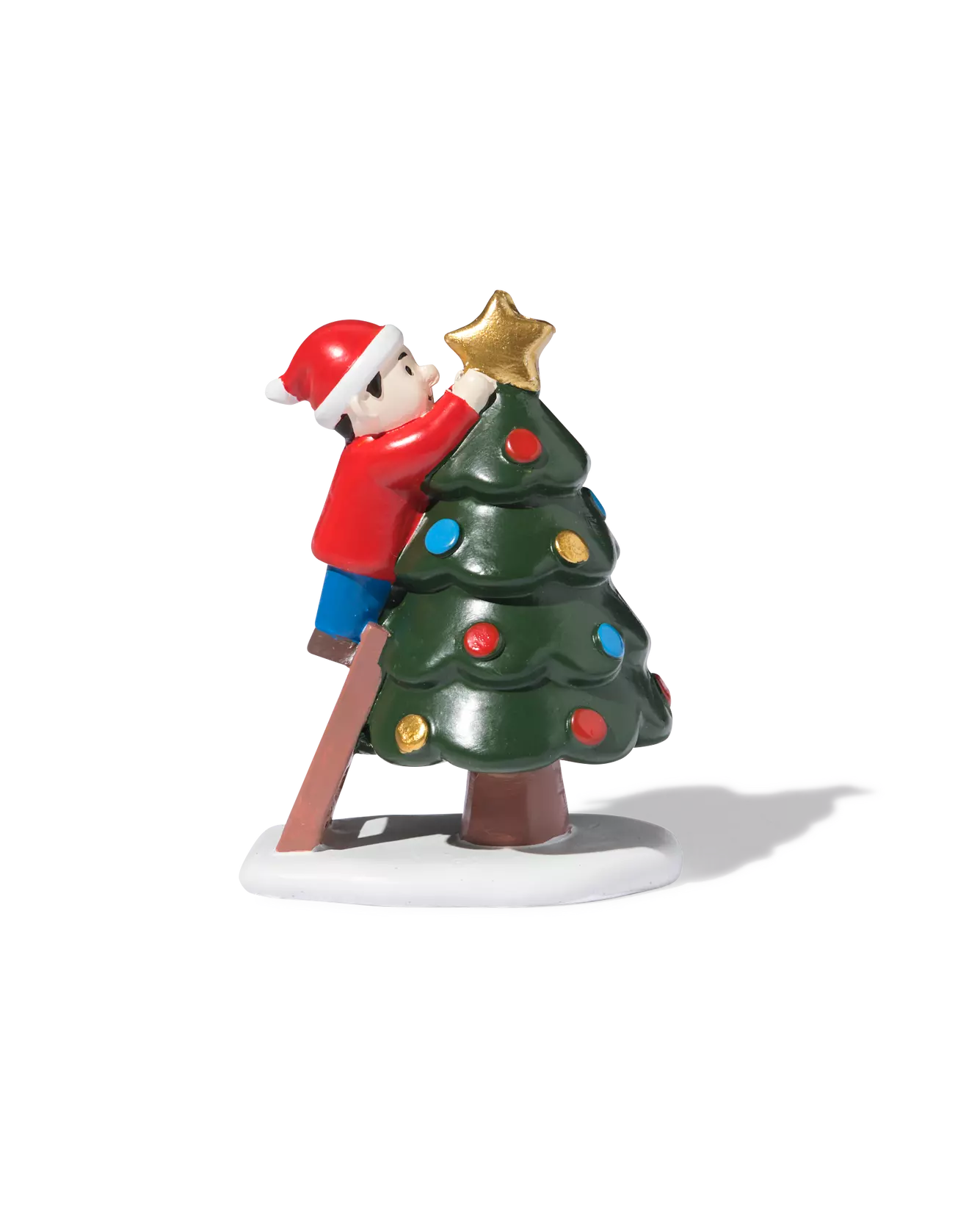 sapin de Noël pour village de Noël