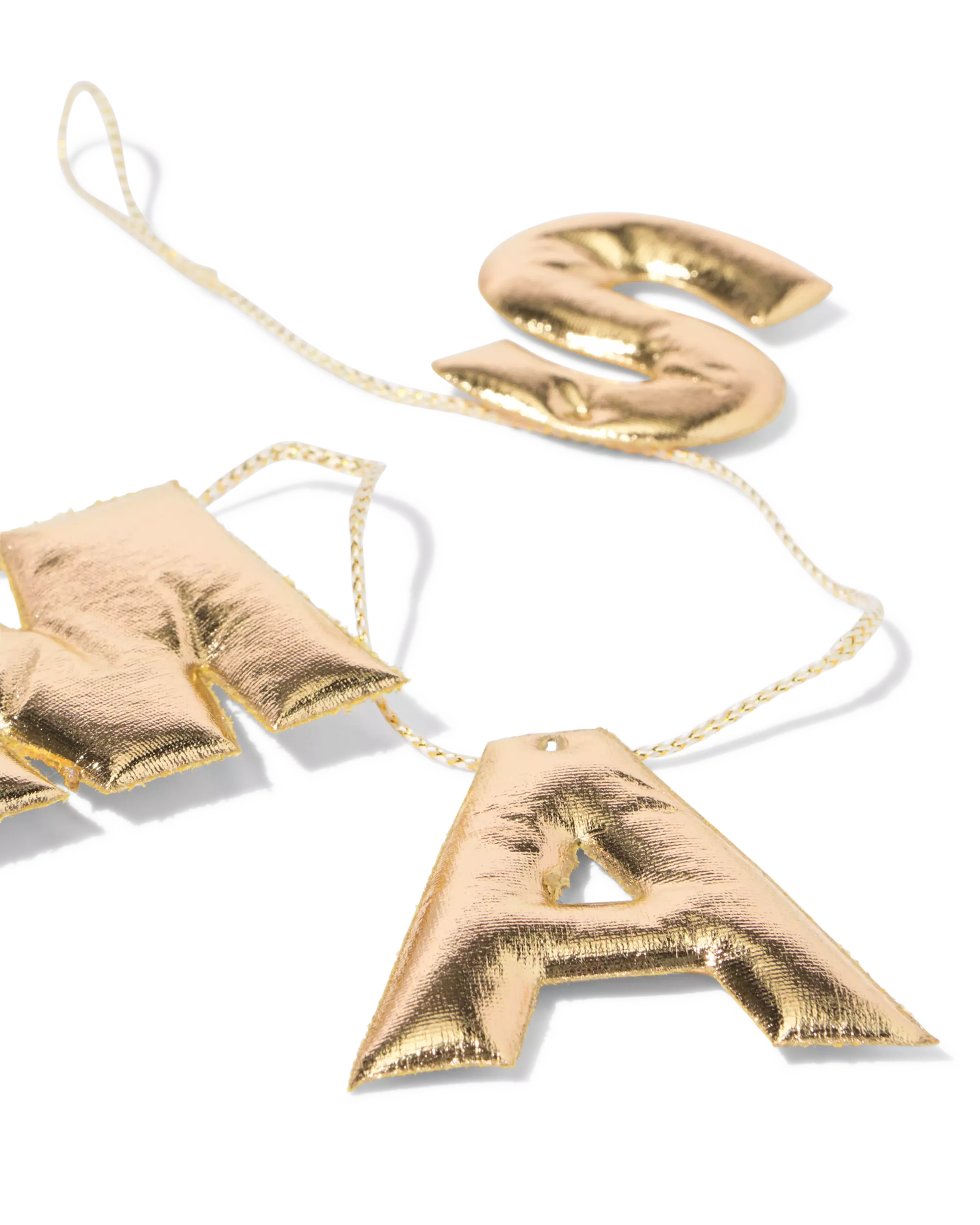 kerstslinger 1.8m merry xmas goud