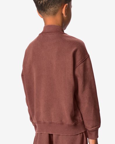 pull enfant tissu molleton  marron marron - 30723906BROWN - HEMA