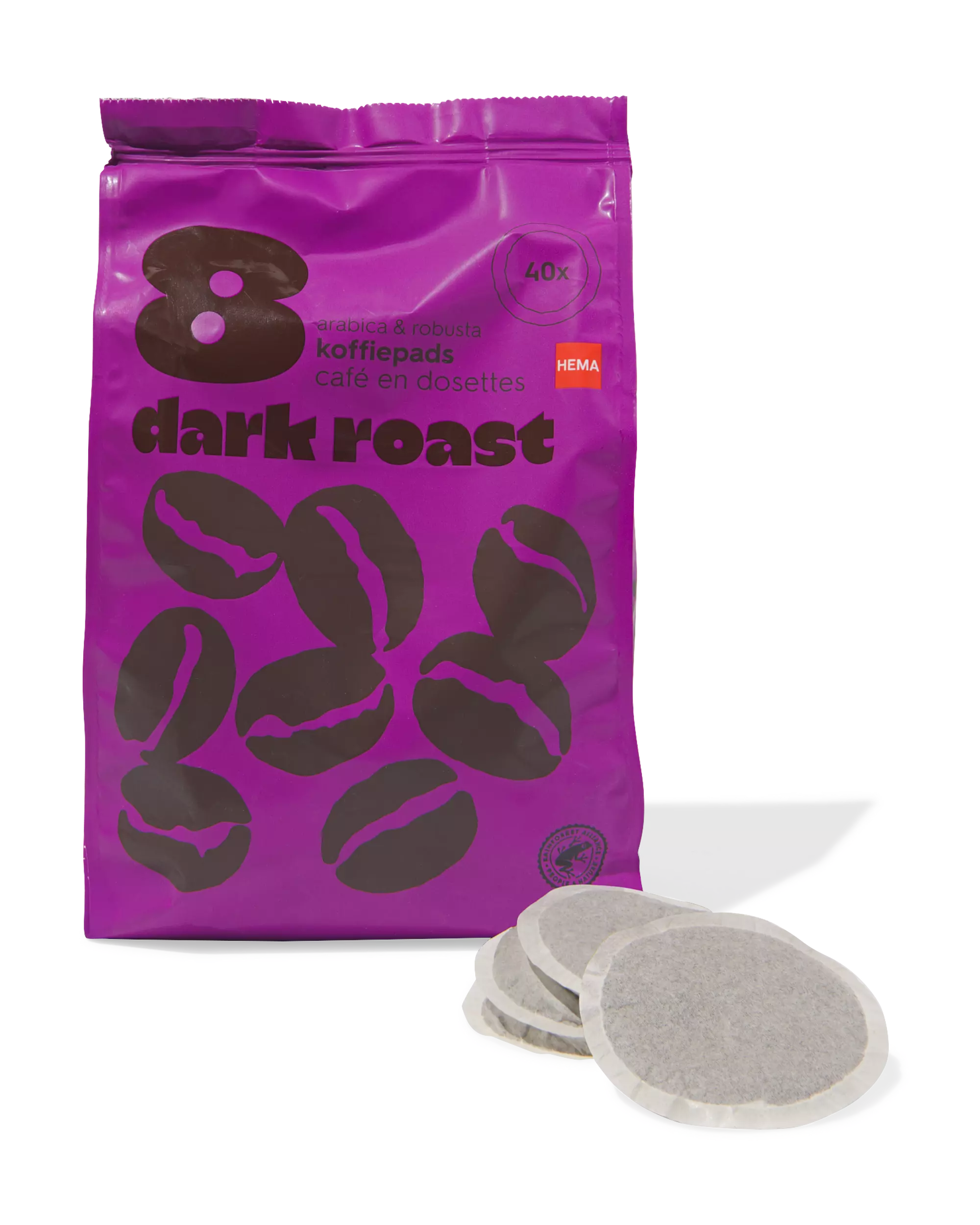 dosettes de café dark roast - lot de 40