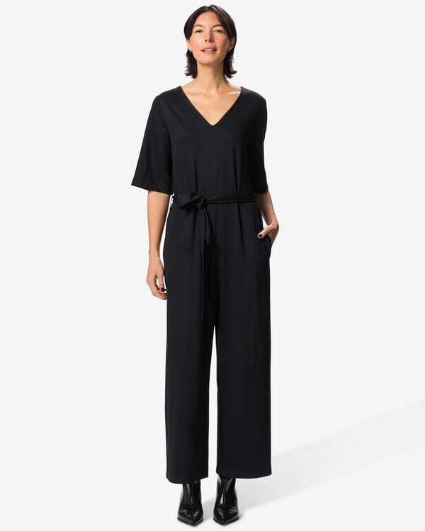 Damen-Jumpsuit schwarz schwarz - 36215020BLACK - HEMA