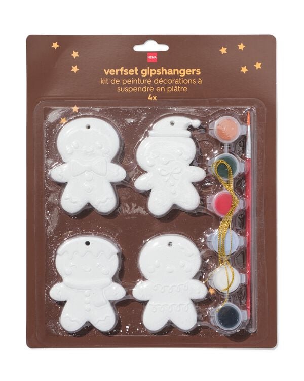knutselpakket gips kerst hangers - 41501916 - HEMA