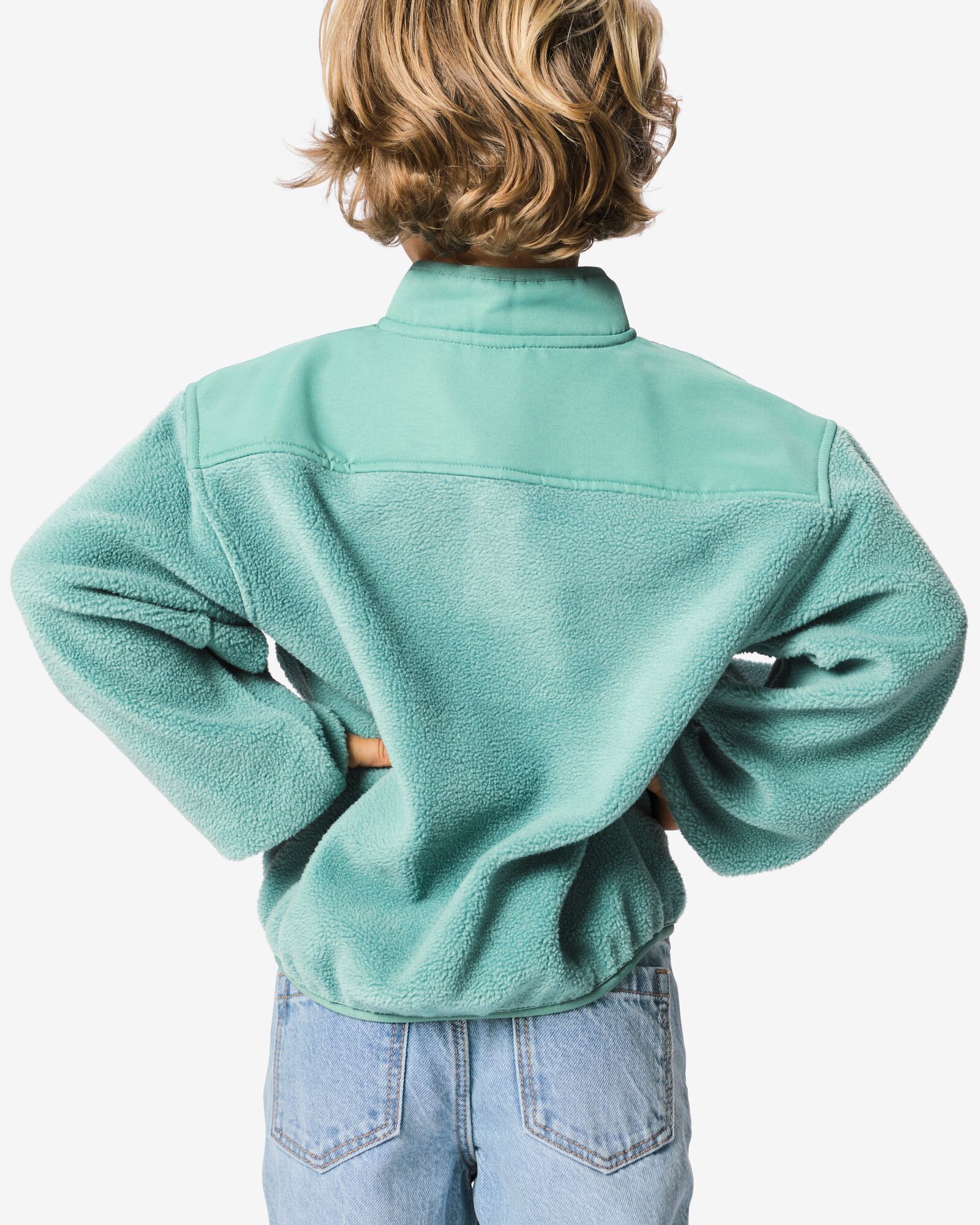 pull enfant polaire vert vert - 30730801GREEN - HEMA