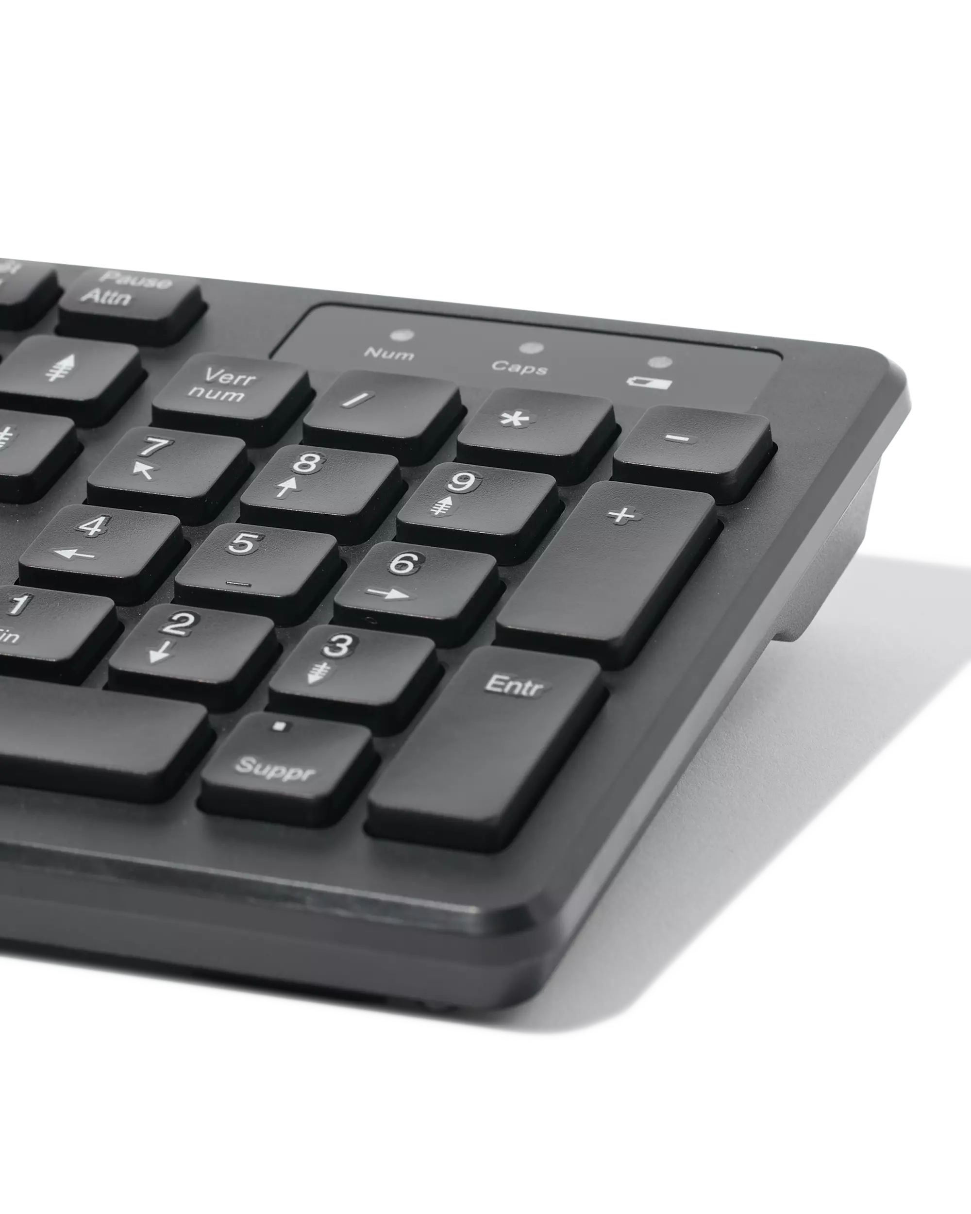 azerty toetsenbord draadloos zwart
