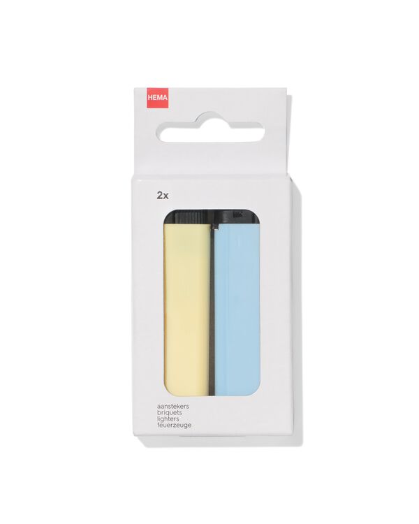 briquets - 2 pi&egrave;ces - 20500191 - HEMA