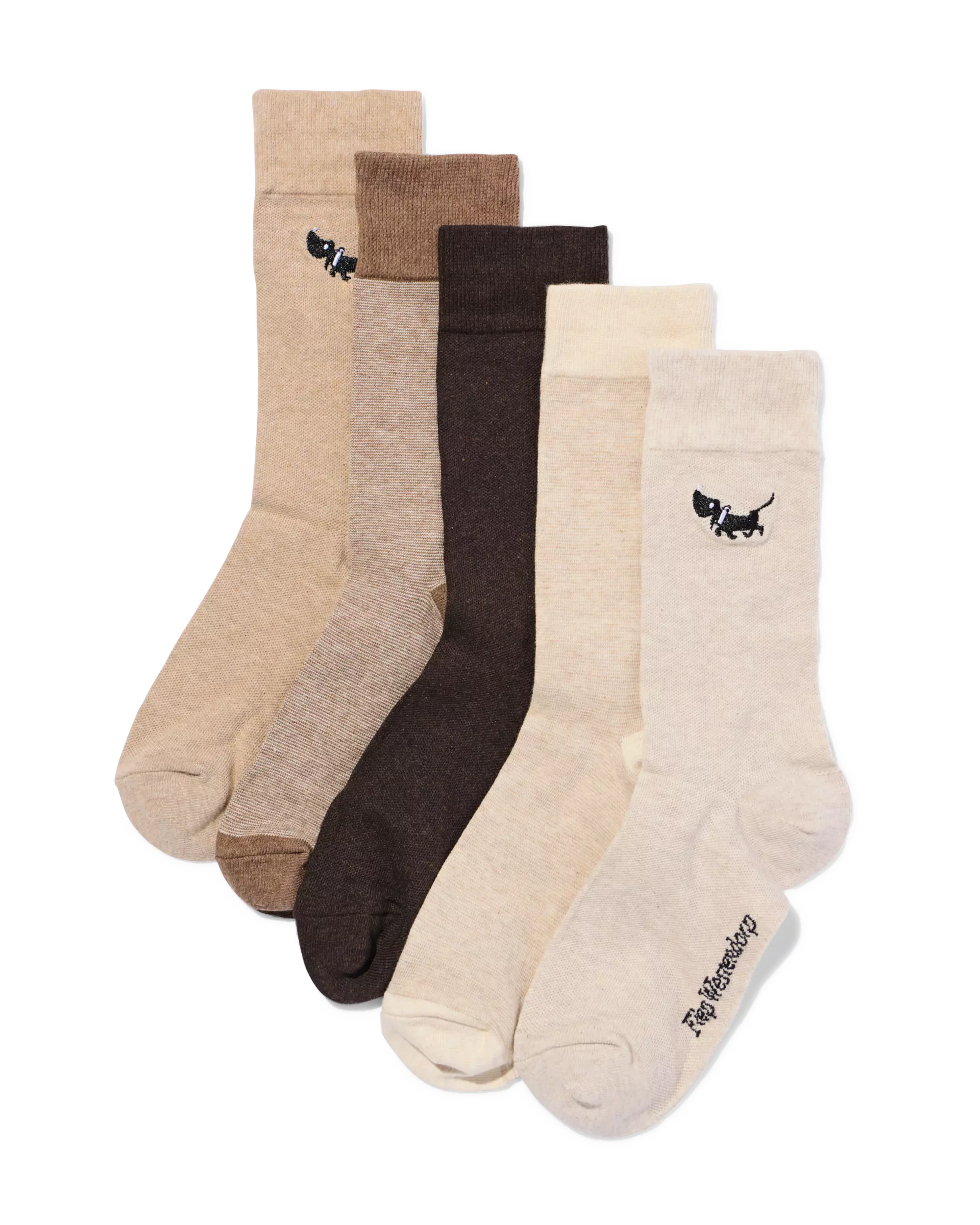 chaussettes homme takkie et siepie rayures- 5 paires
