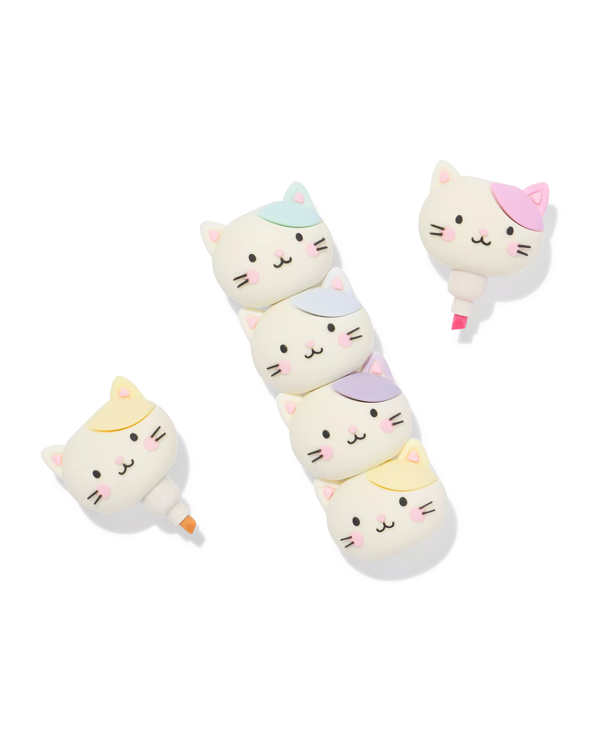tour de mini-marqueurs chat - 5 pièces