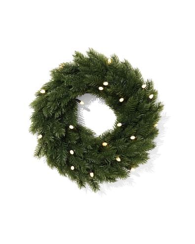 couronne no&euml;l ⌀40cm avec led - 25102012 - HEMA