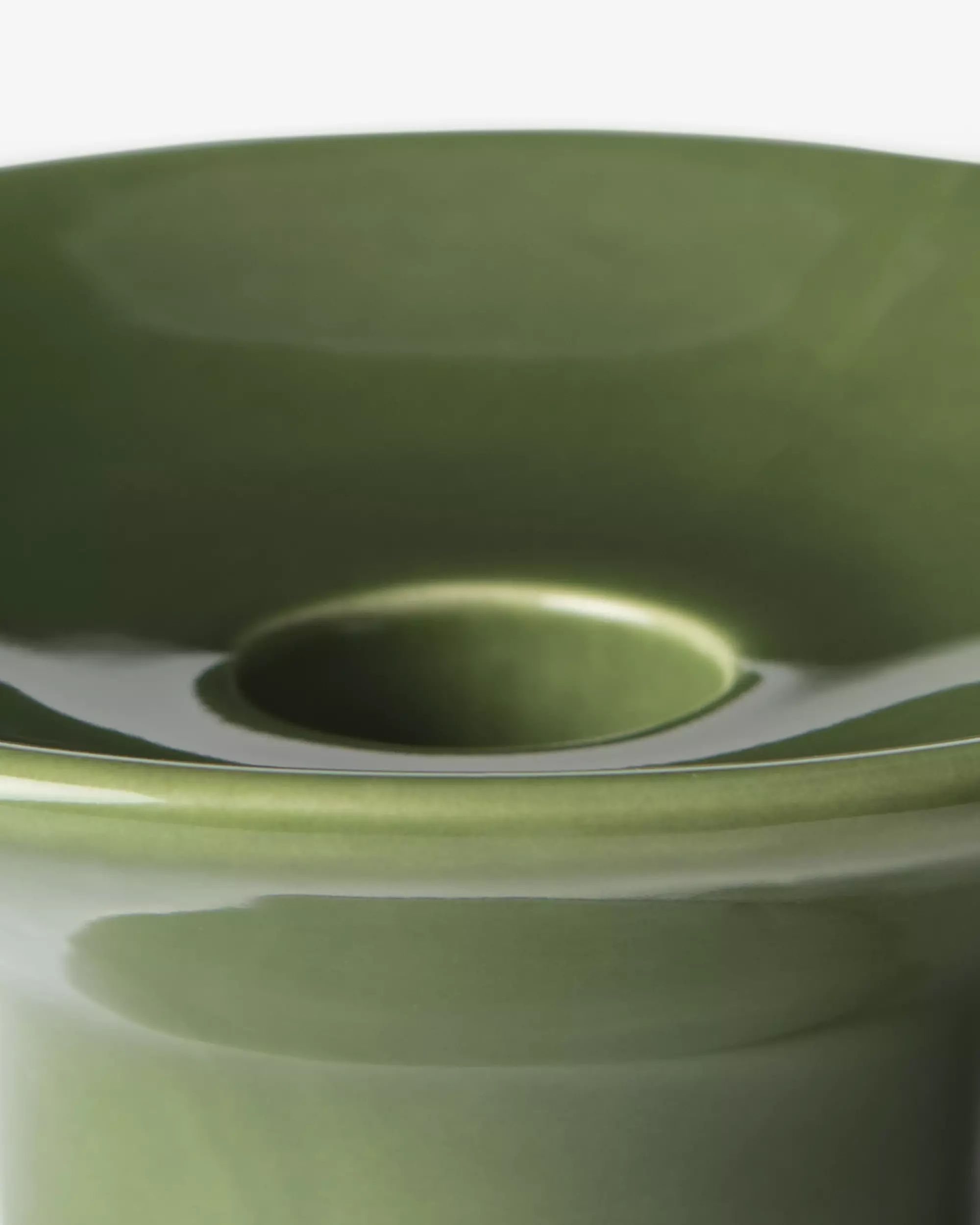 bougeoir Ø 12 x 6,5 cm Zwier céramique vert