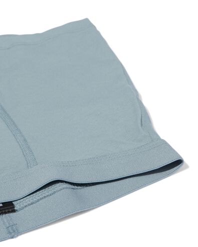kinderboxers katoen - 3 stuks blauw blauw - 19204660BLUE - HEMA