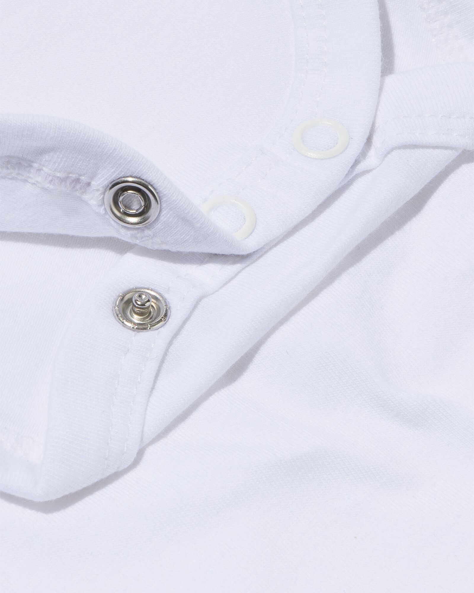 body &ndash; coton biologique stretch - 2 pi&egrave;ces blanc 50/56 - 33355111 - HEMA
