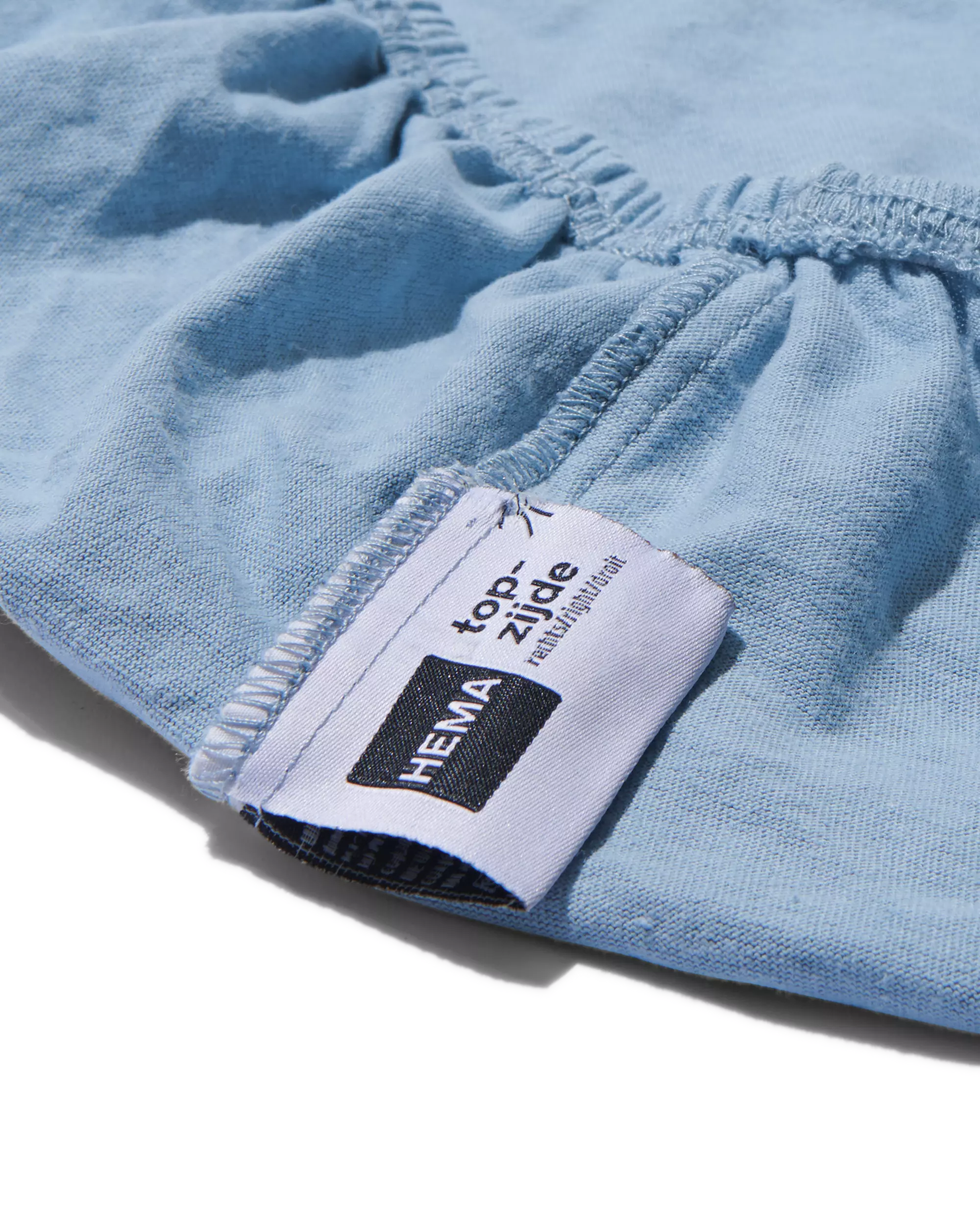 drap-housse enfant jersey 70x150 bleu