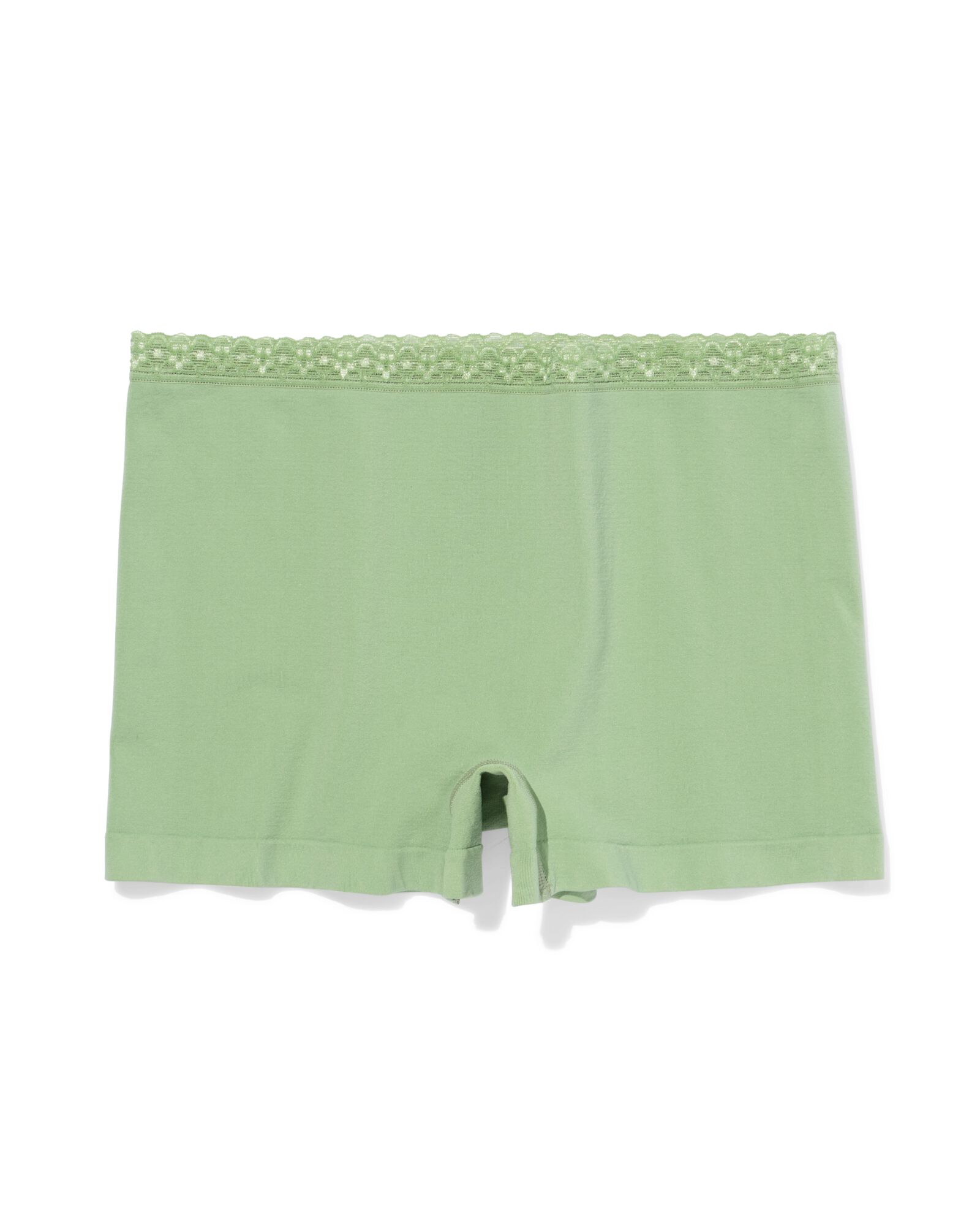 boxer femme sans coutures microfibre avec dentelle vert vert - 19603072GREEN - HEMA