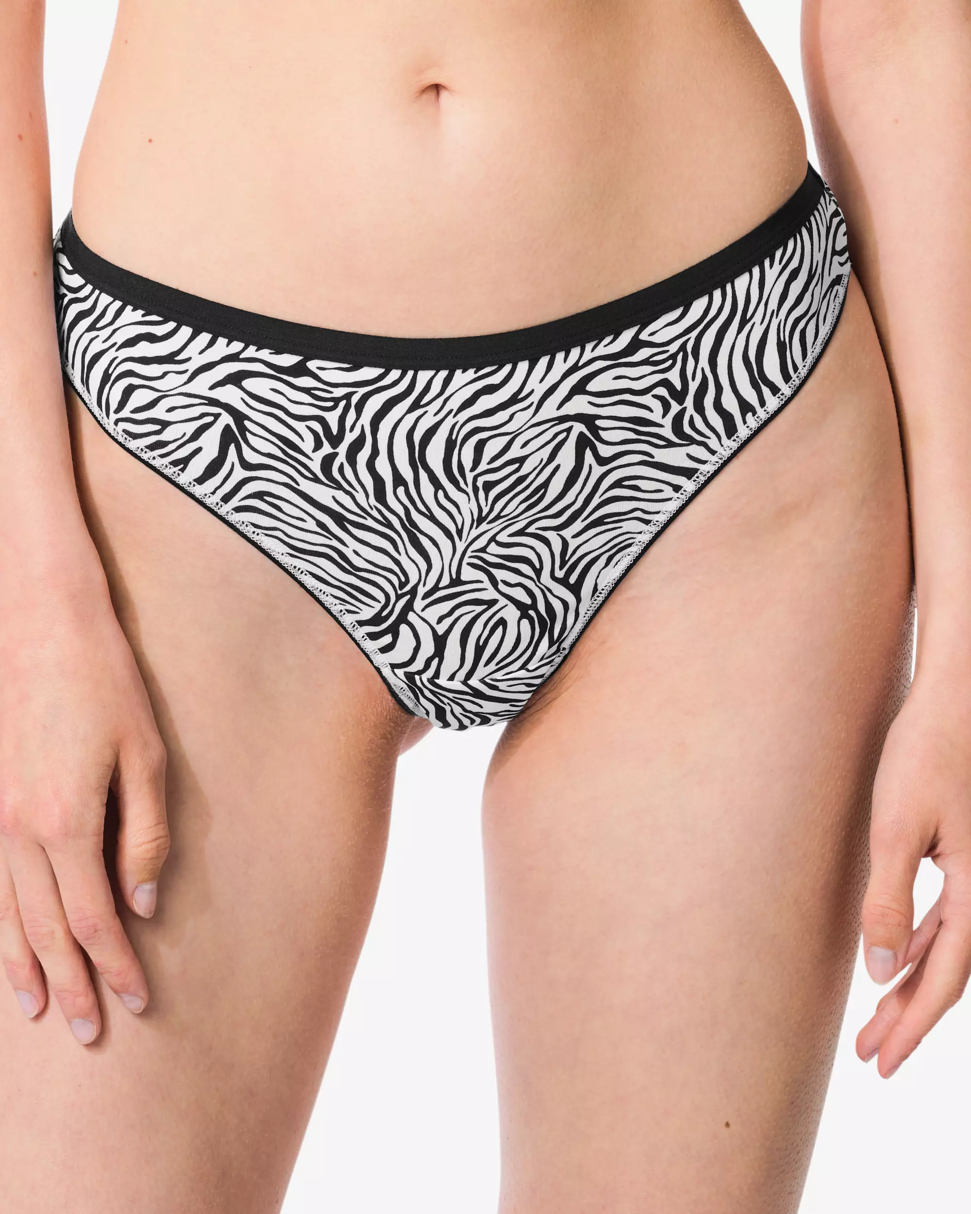 strings femme coton animal- lot de 2