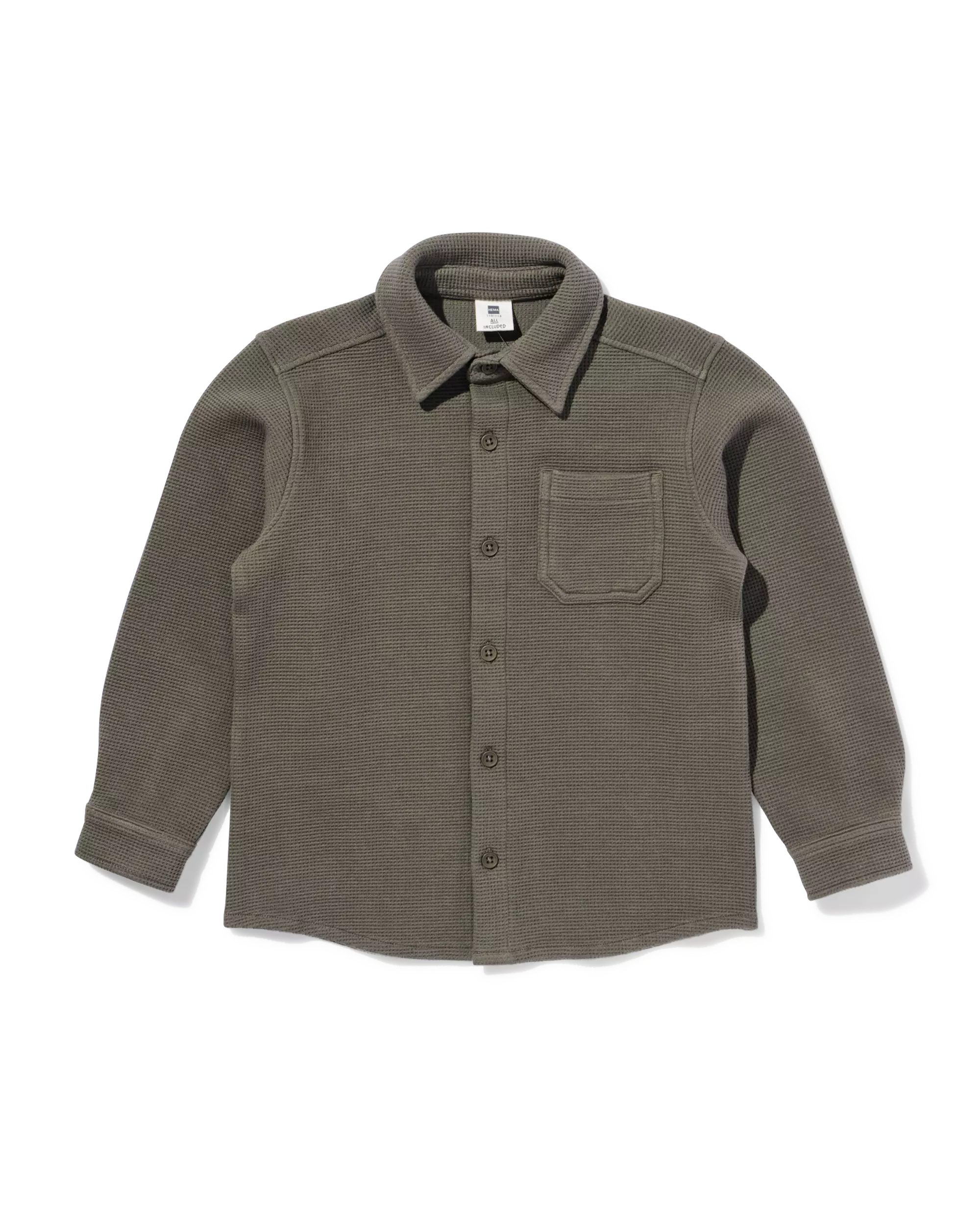 chemise enfant gaufre