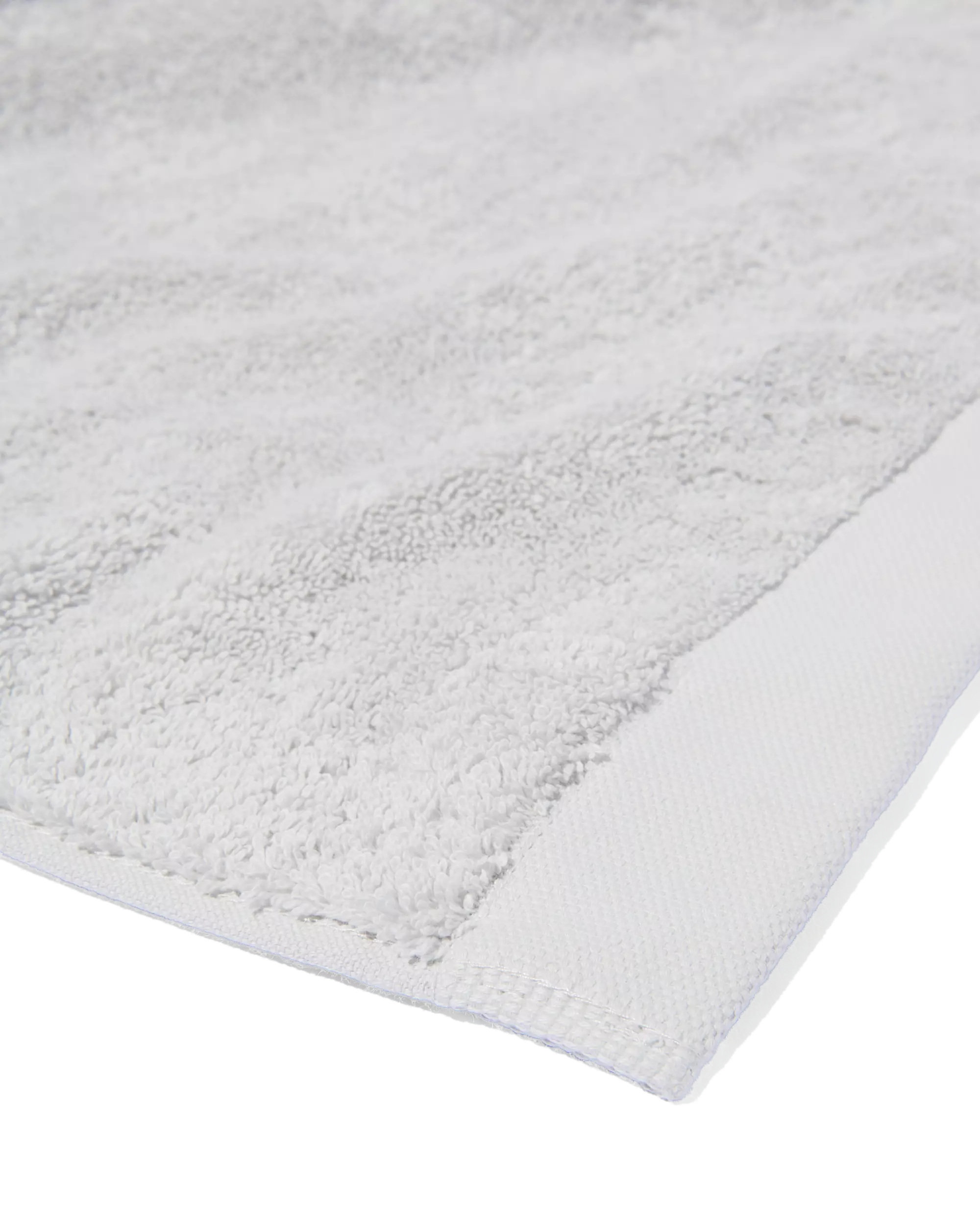 serviette de bain - 60x110 cm - ultra doux - gris clair