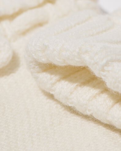 babysokken wolmix ivoor ivoor - 4732020IVORY - HEMA