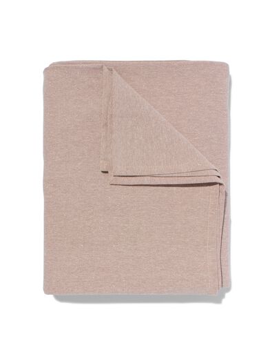 tafelkleed chambray katoen beige/goud 140x240 - 5300299 - HEMA