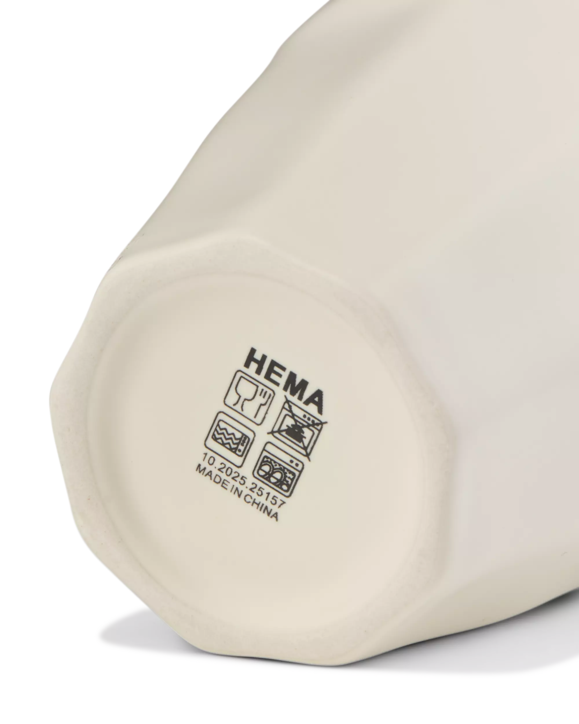 espressokopje 90ml Mirabeau aardewerk beige