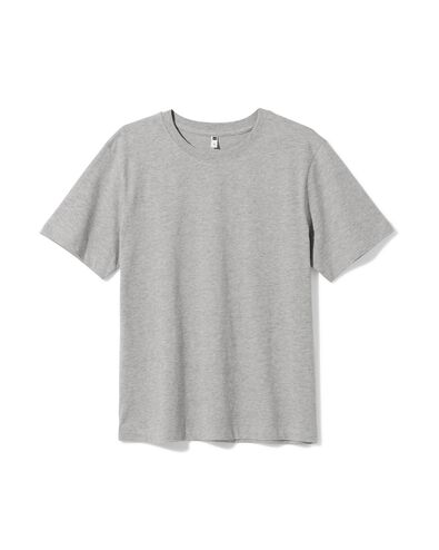 t-shirt femme Larissa jersey gris clair - 36305820LIGHTGREY - HEMA