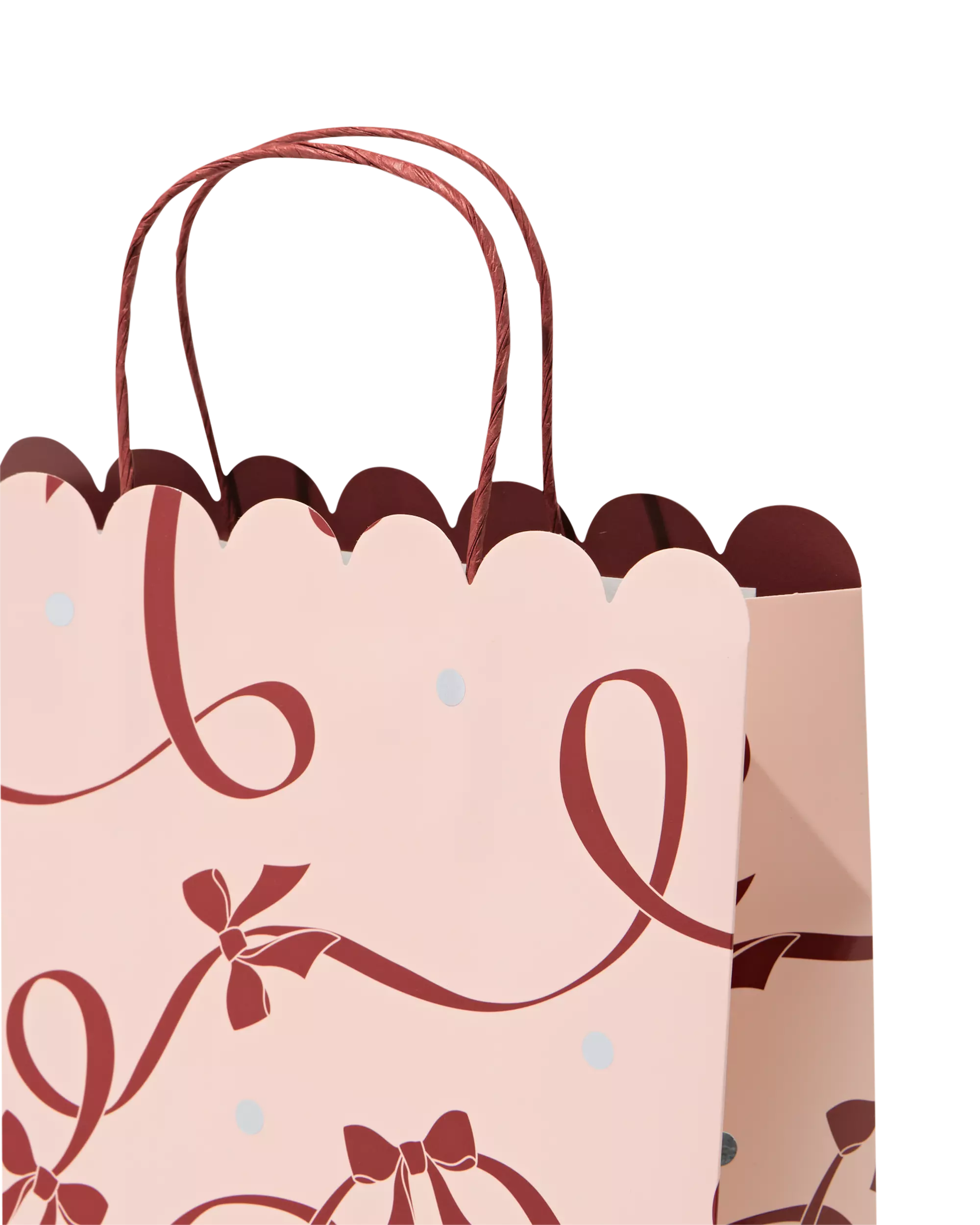 sac cadeau L 39 x 24 cm nœud