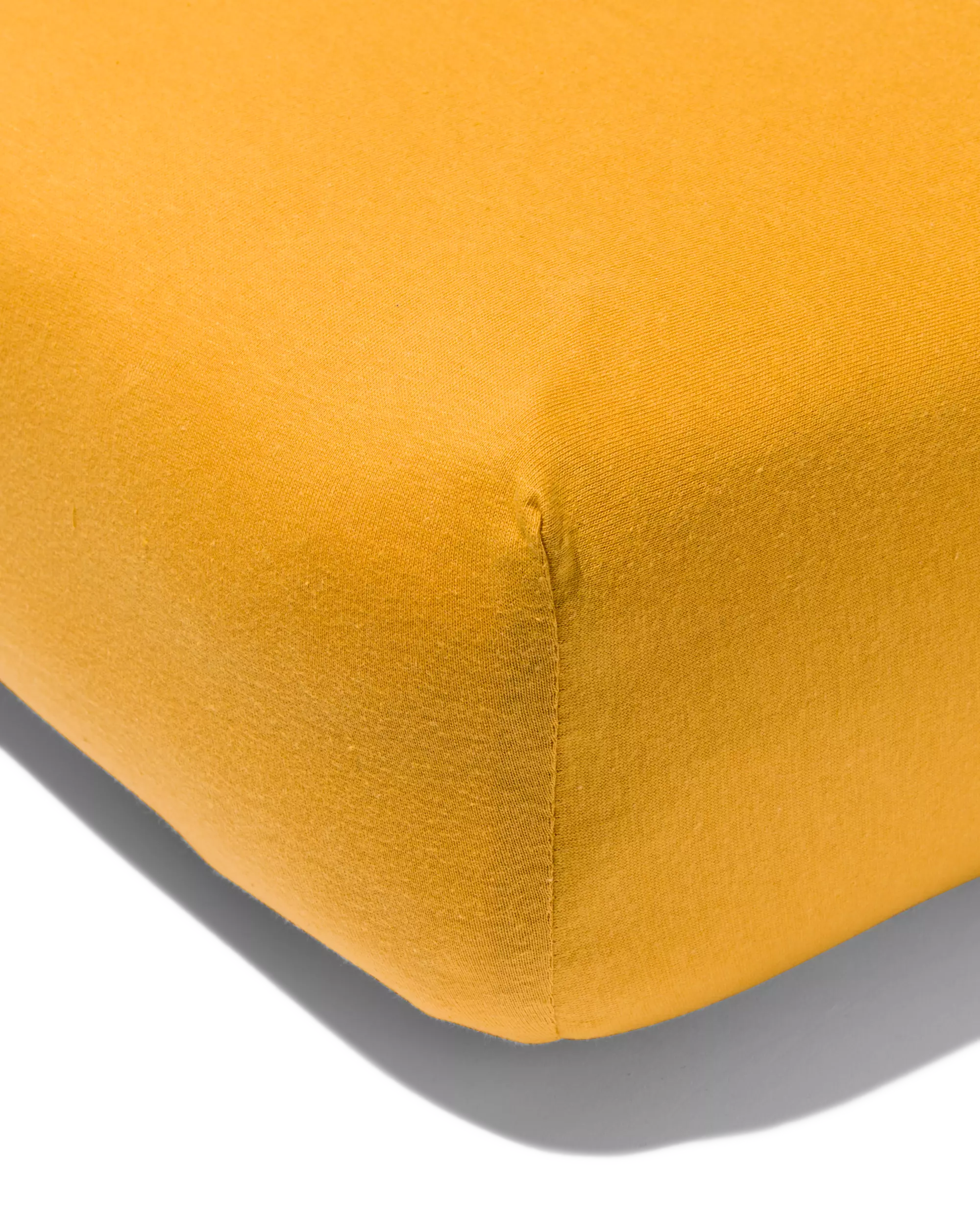 peuter hoeslaken jersey 70x150 okergeel