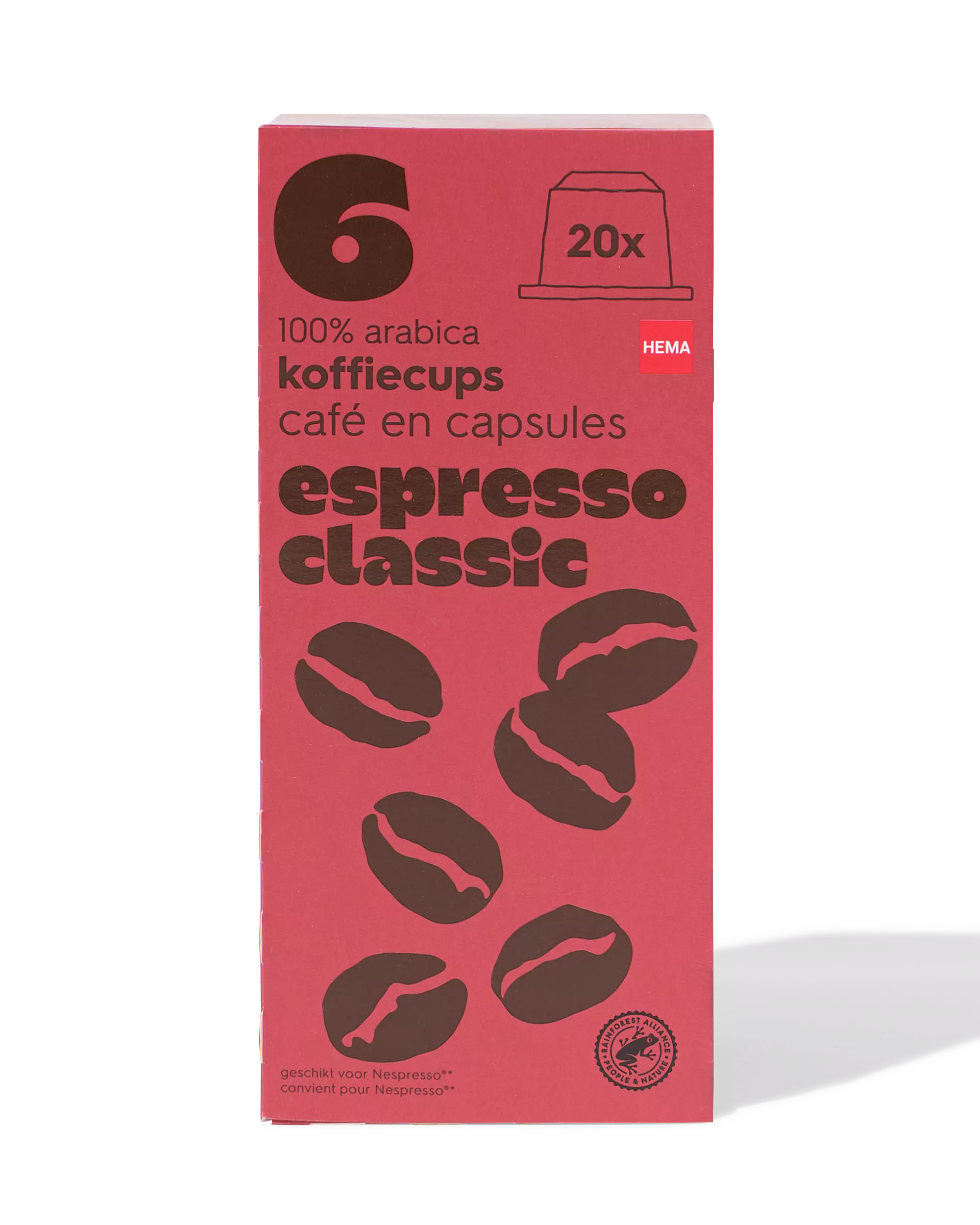 20 capsules de café espresso classic