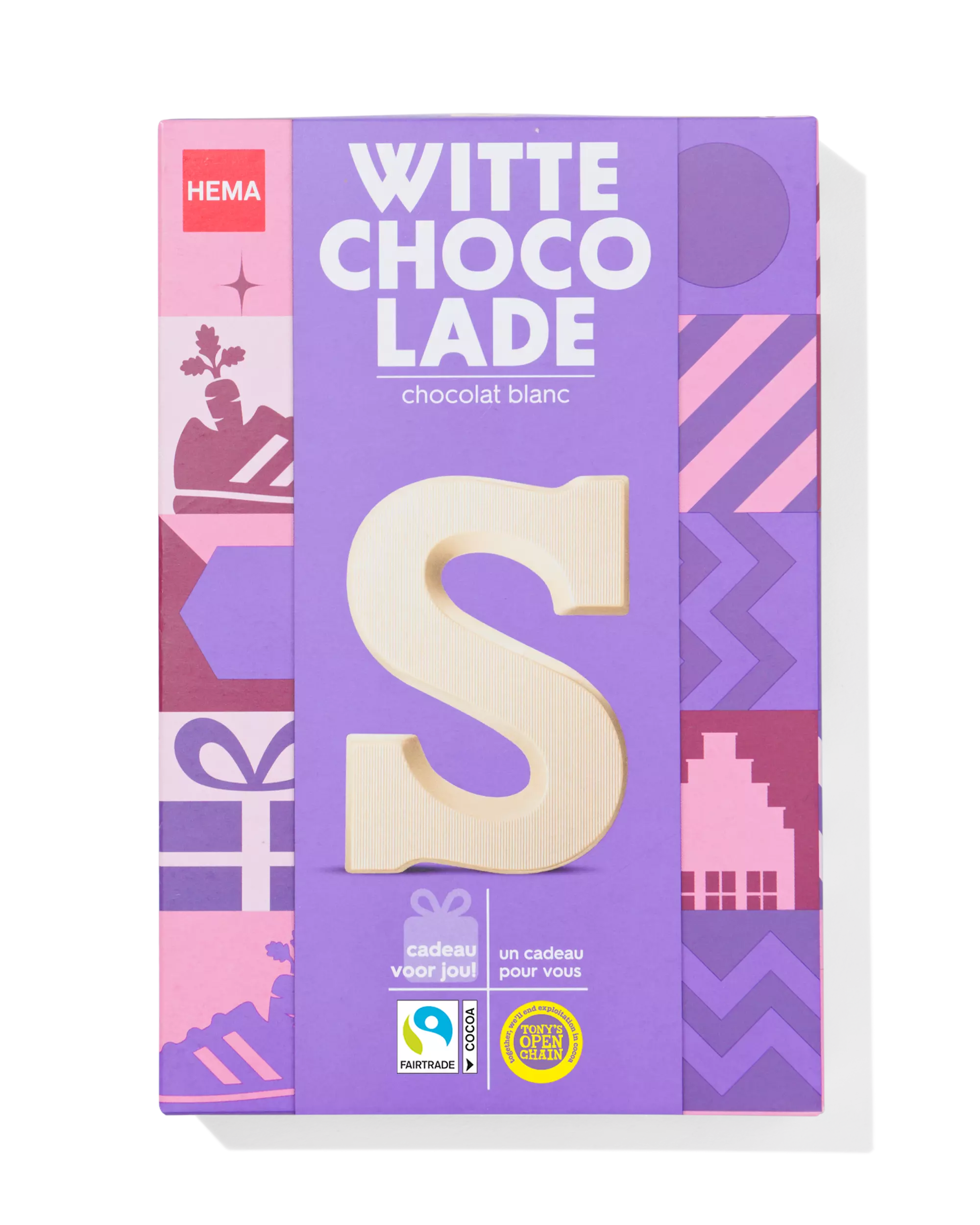 lettre en chocolat blanc S 140 g
