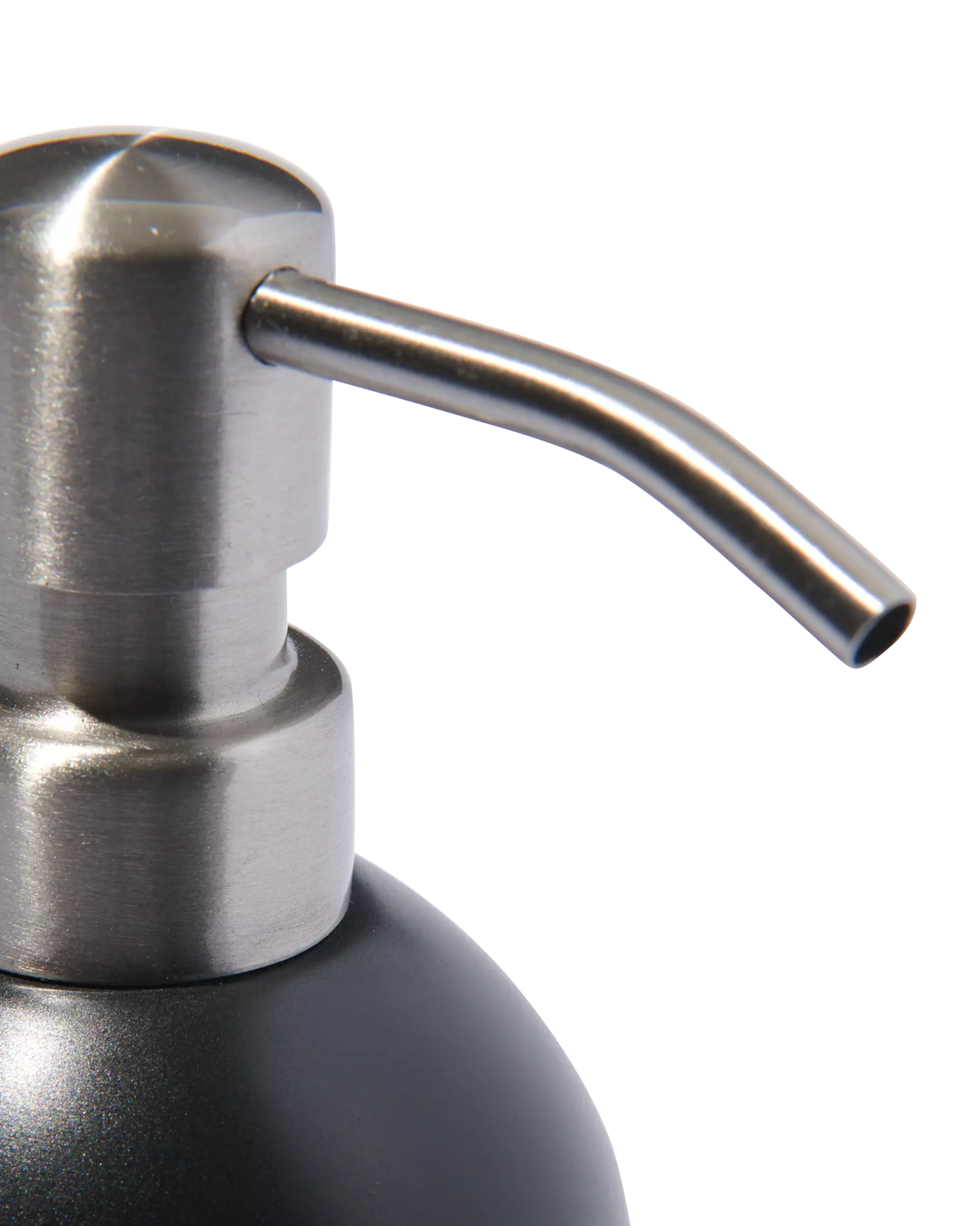 distributeur de savon inox noir